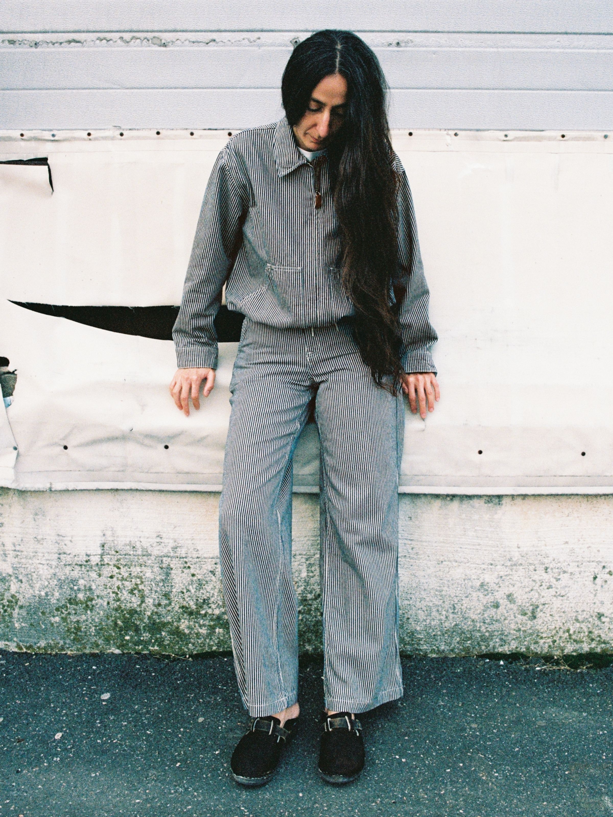 Inez Striped Pants - Blue/Offwhite