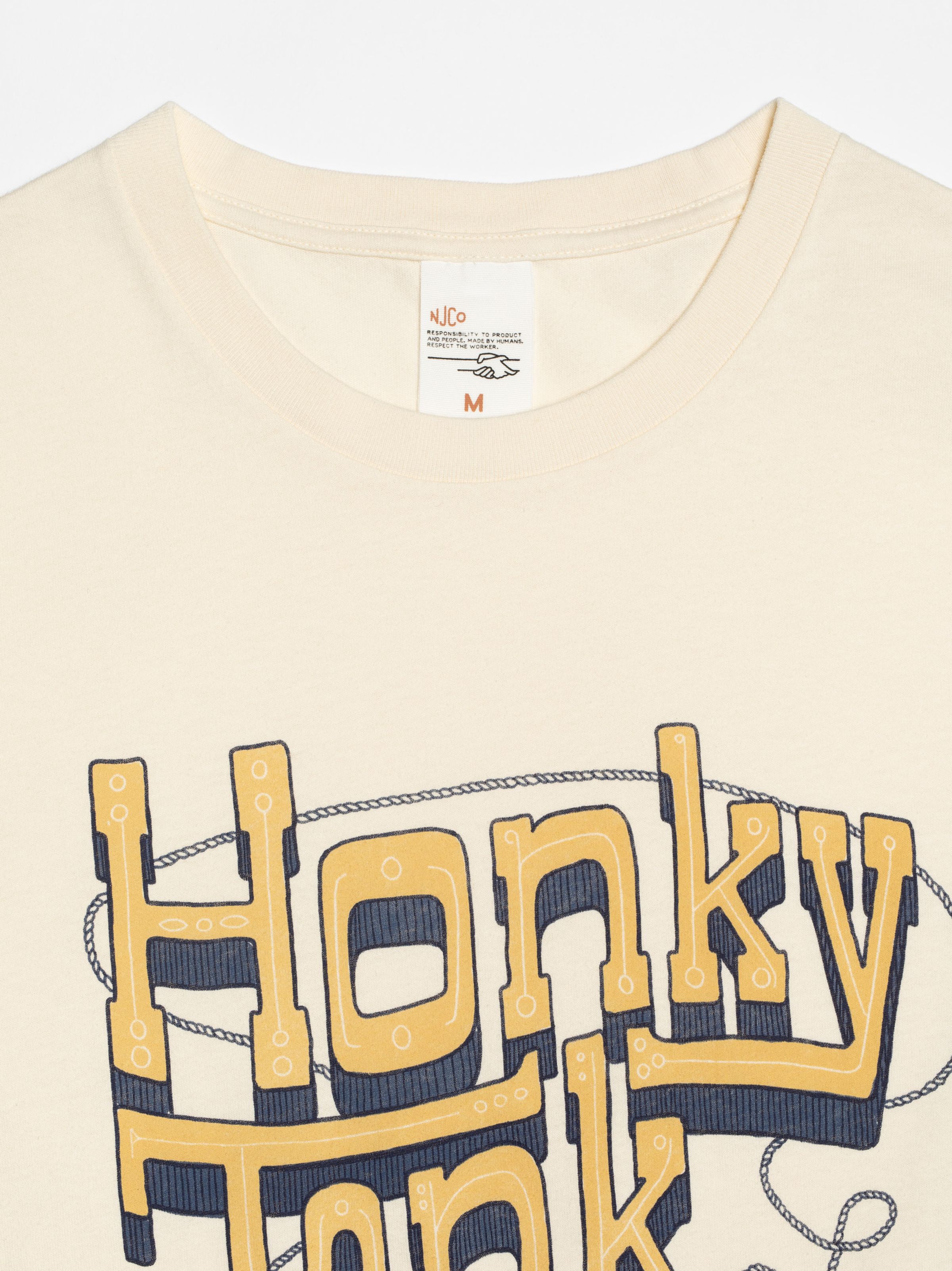 Roy Honky Tonk T-Shirt - Ecru