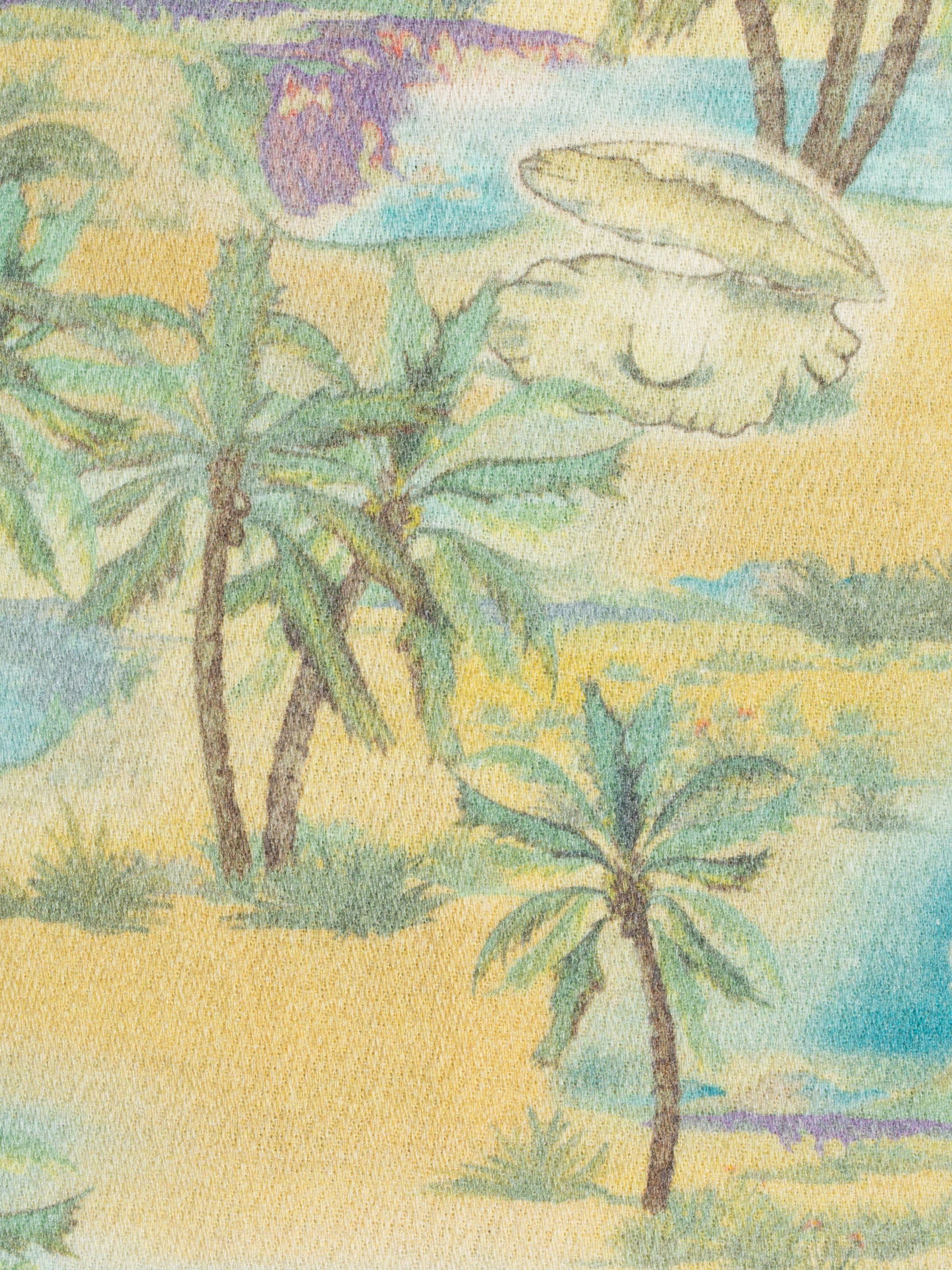 ARVID PEARLS HAWAII SHIRT - MUSTARD