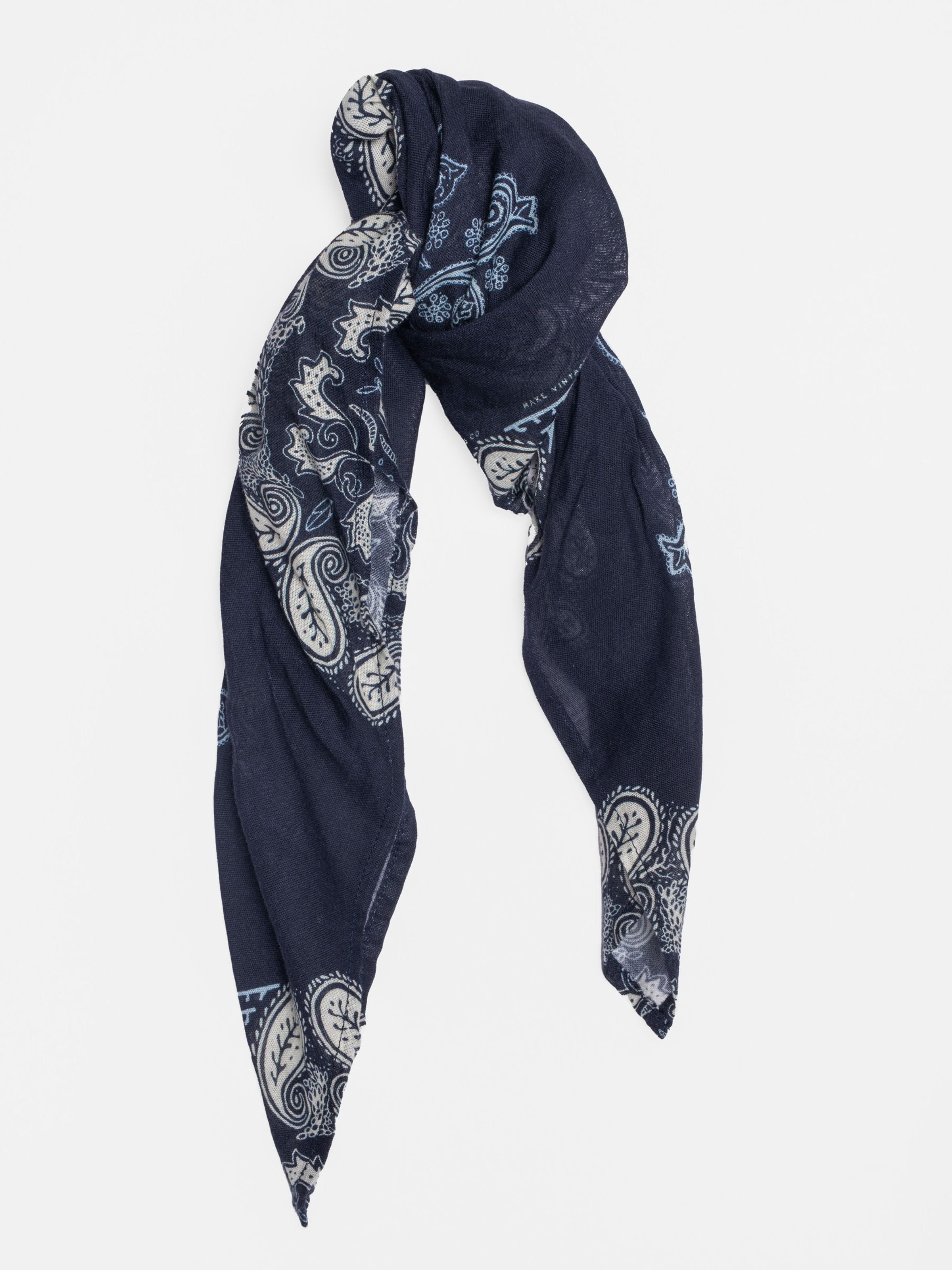 Ingrid Bandana Paisley - Navy