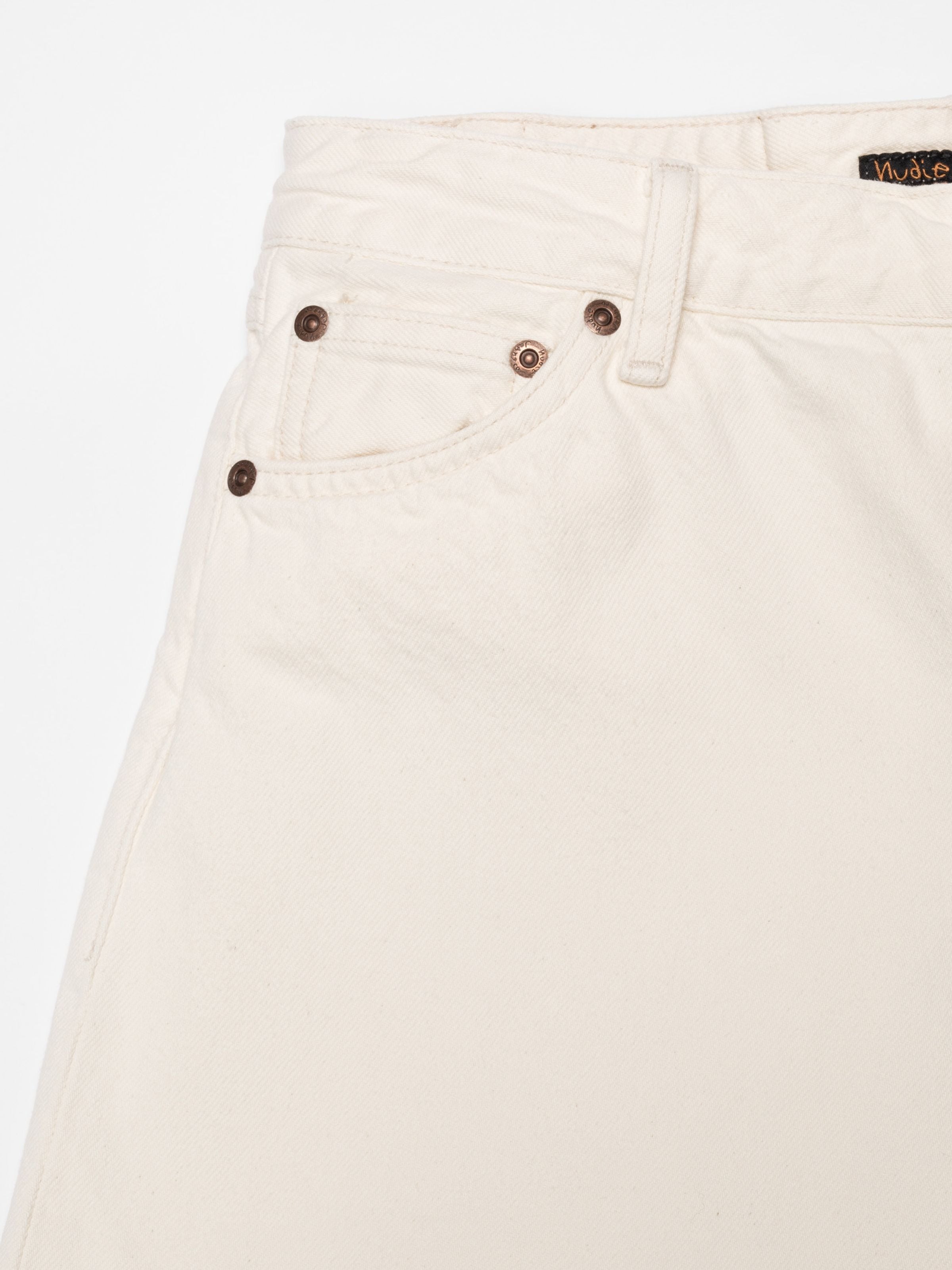 Meja Denim Shorts - Ivory