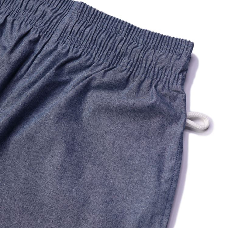 CHEF SHORT PANTS CHAMBRAY - LIGHT BLUE