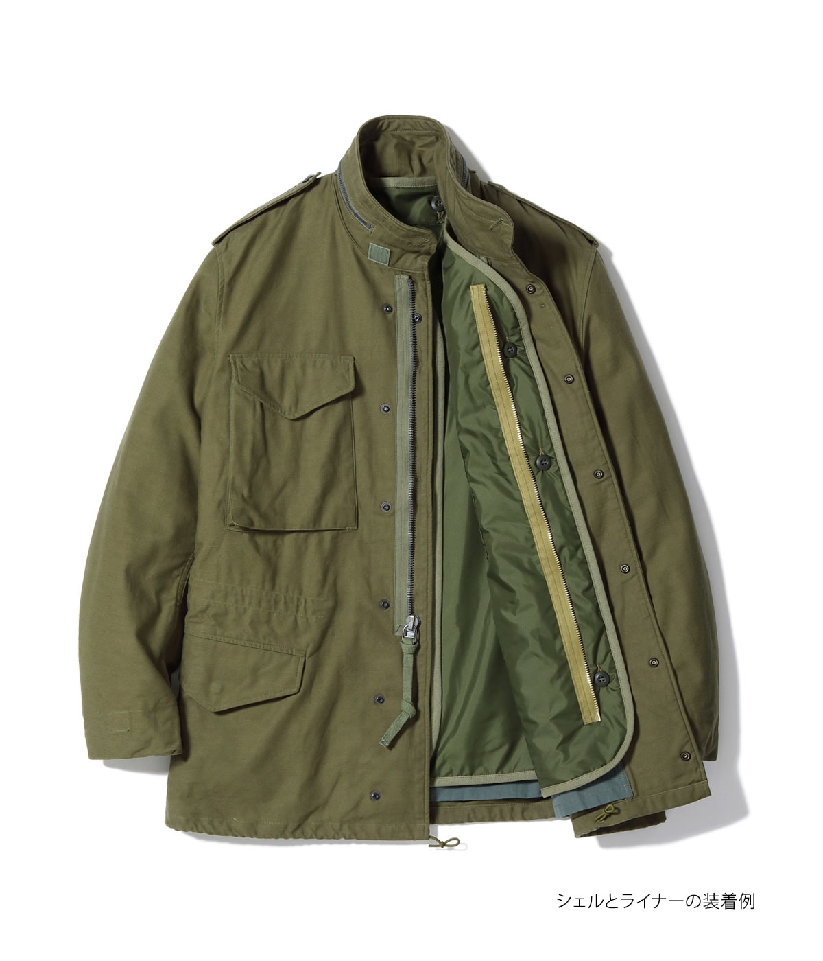 BR15754 Type M-65 LINER “BUZZ RICKSON MFG. CO., INC.” - OLIVE