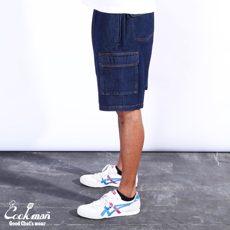 CHEF SHORT PANTS CARGO DENIM - NAVY