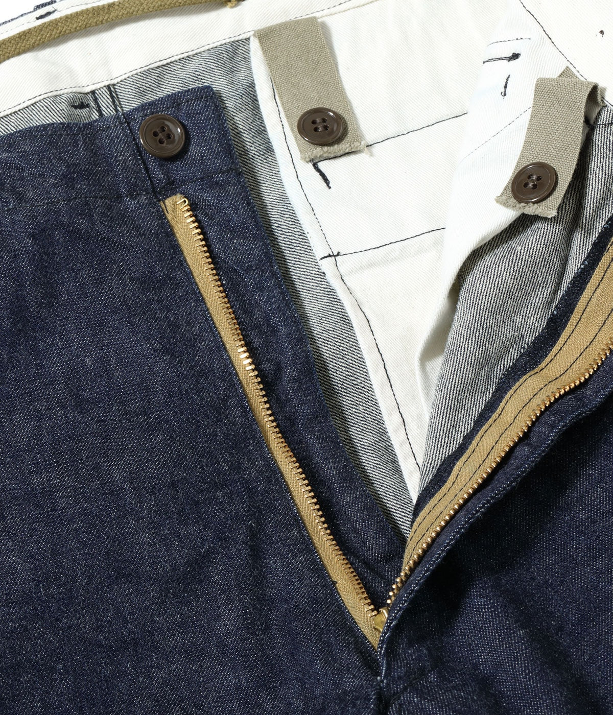 BR42586 TROUSERS SHELL FIELD Type M-51 “DENIM CIVILIAN MODEL” - INDIGO