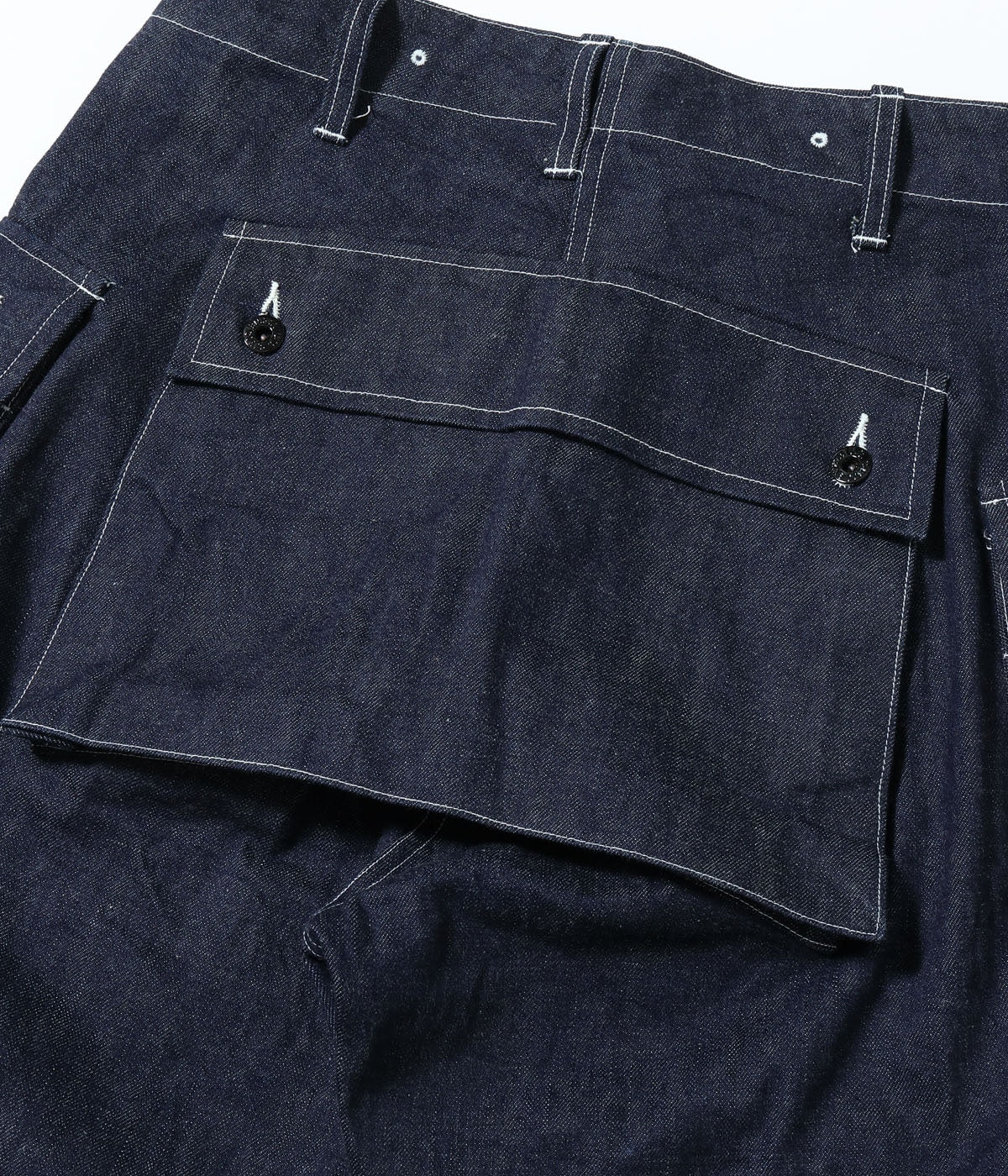 BR42637 U.S. MARINE CORPS M-1944 DENIM CIV. PANTS SHORT LENGTH - INDIGO