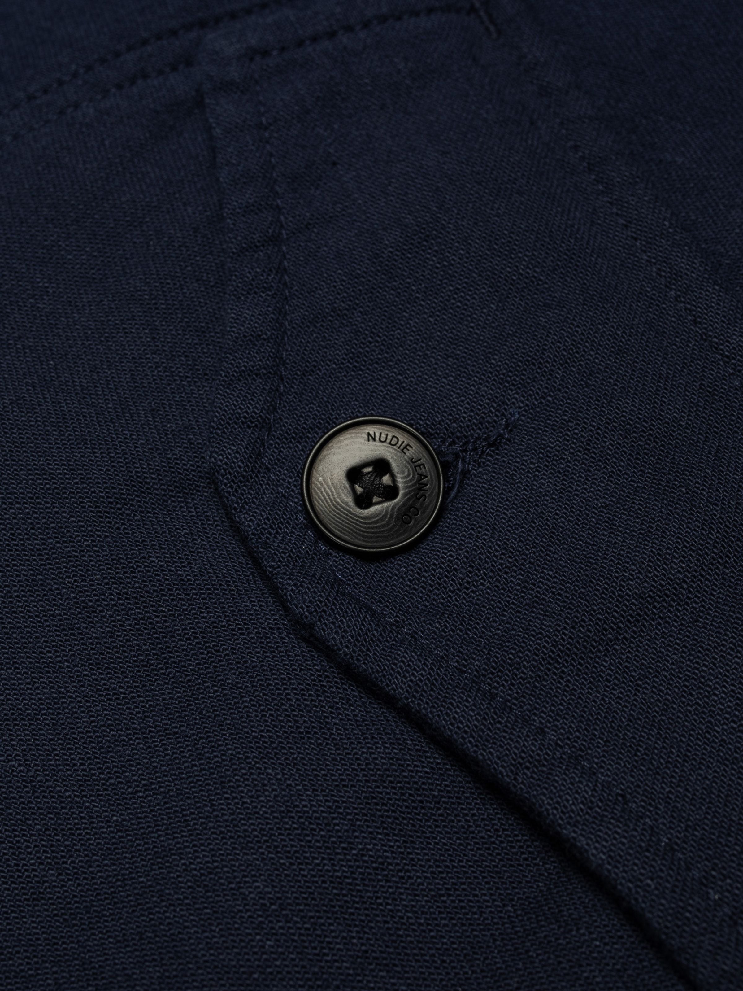 Blake Zip Jacket Back Sateen - Navy