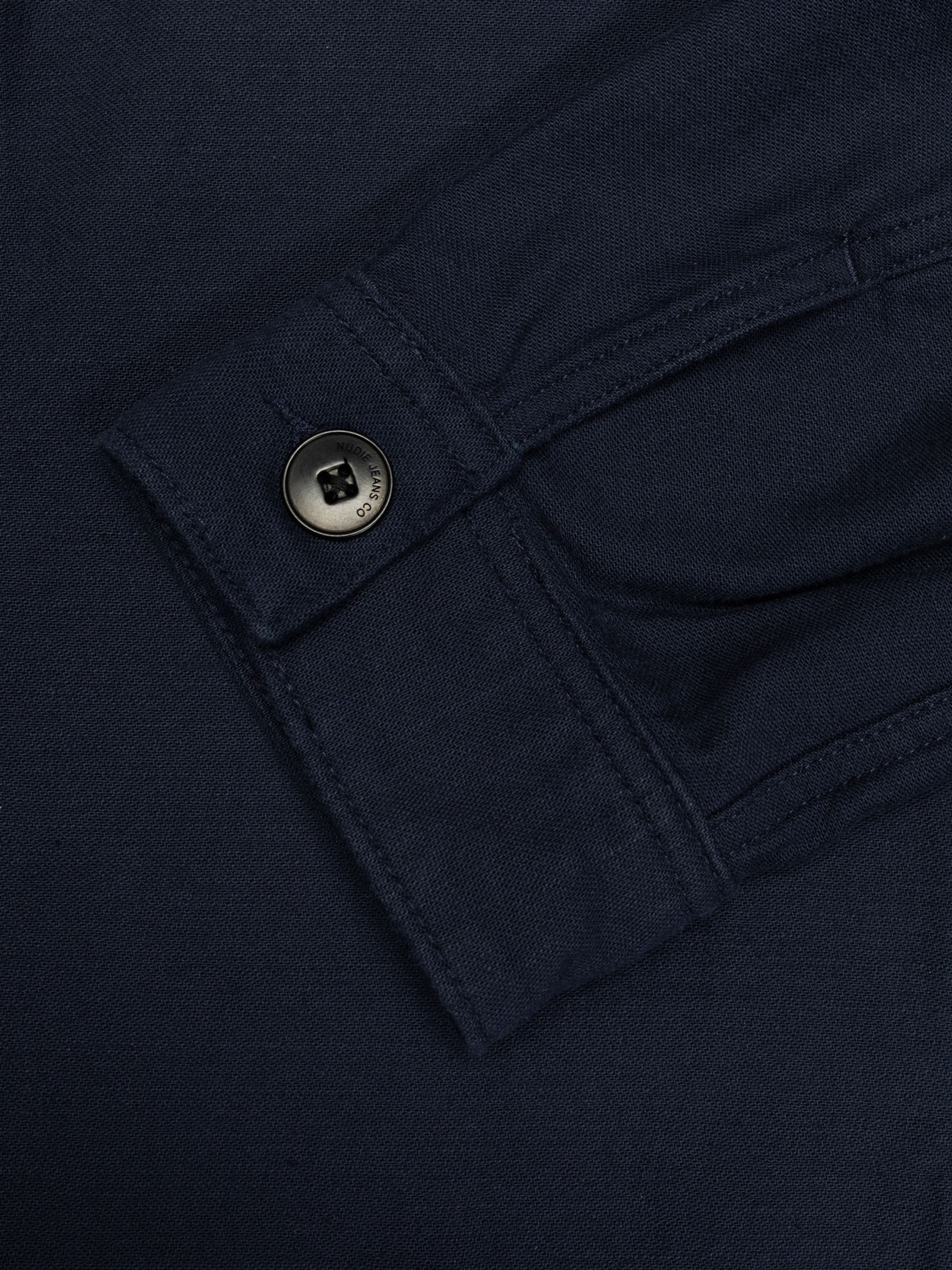 Blake Zip Jacket Back Sateen - Navy