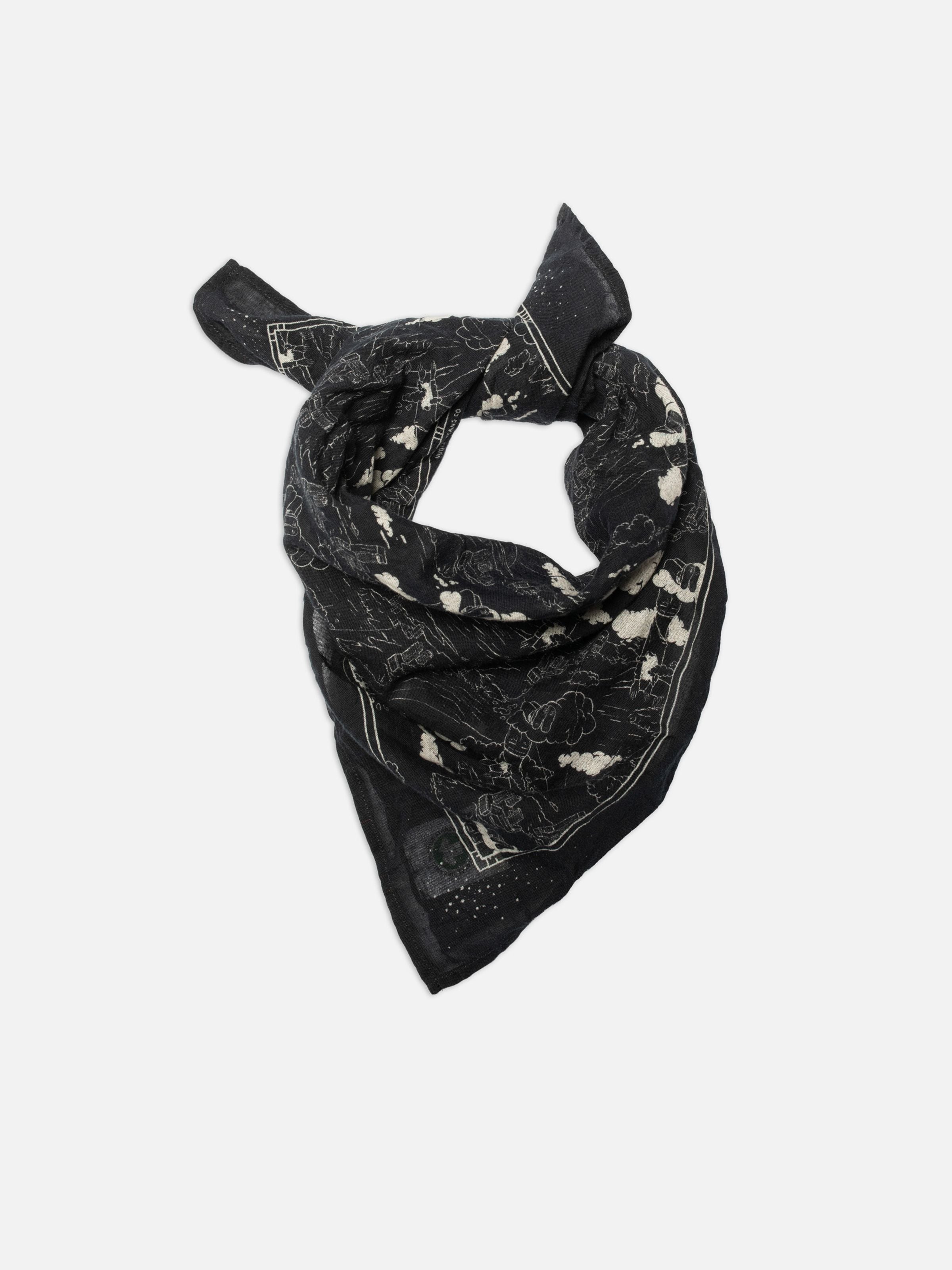 Ingrid Bandana Drift Away - Black