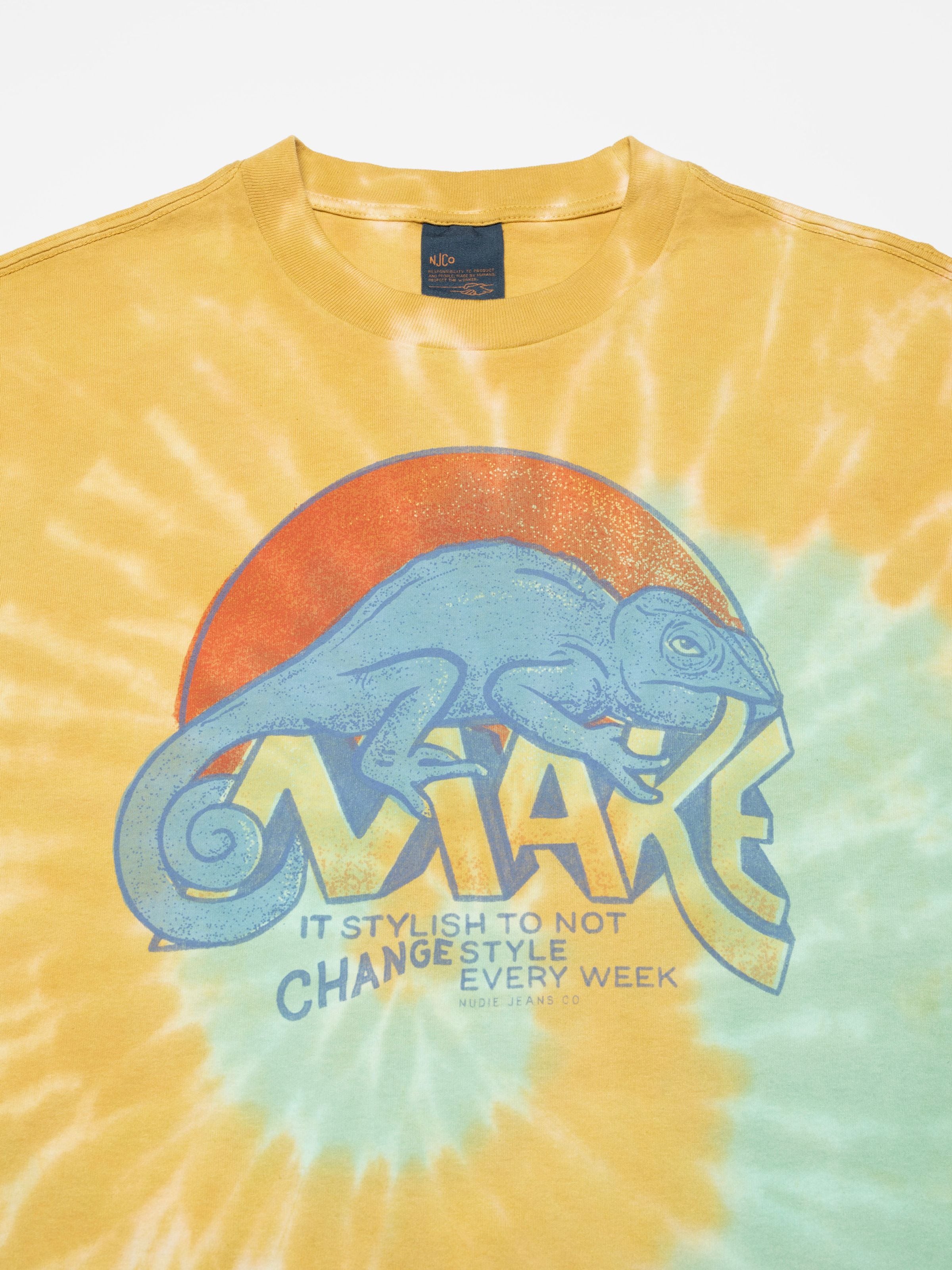 Koffe T-Shirt Chameleon - Turquoise