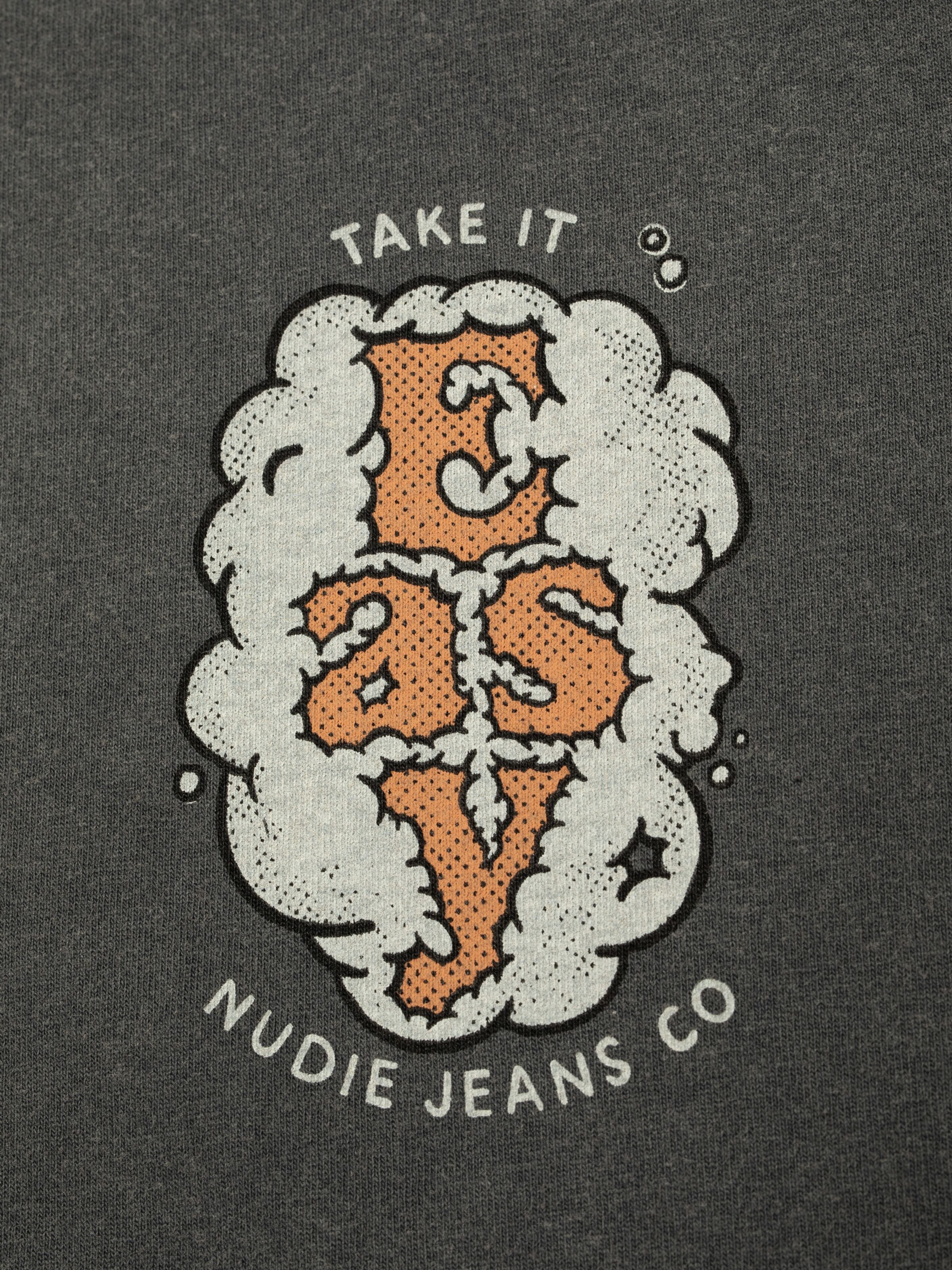 Roy T-Shirt Easy Cloud - Antracite