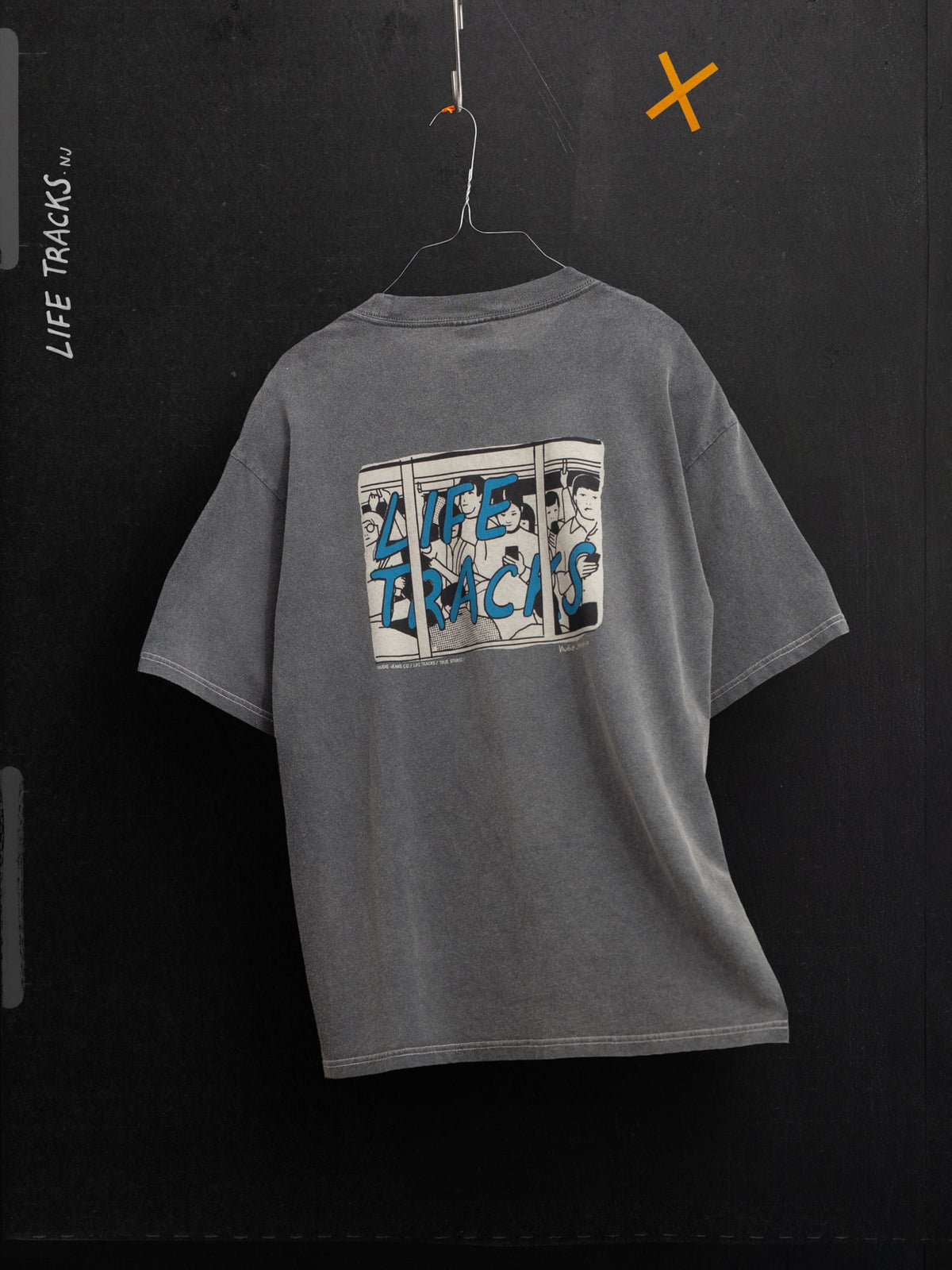 Koffe T-Shirt LifeTracks III - Antracite