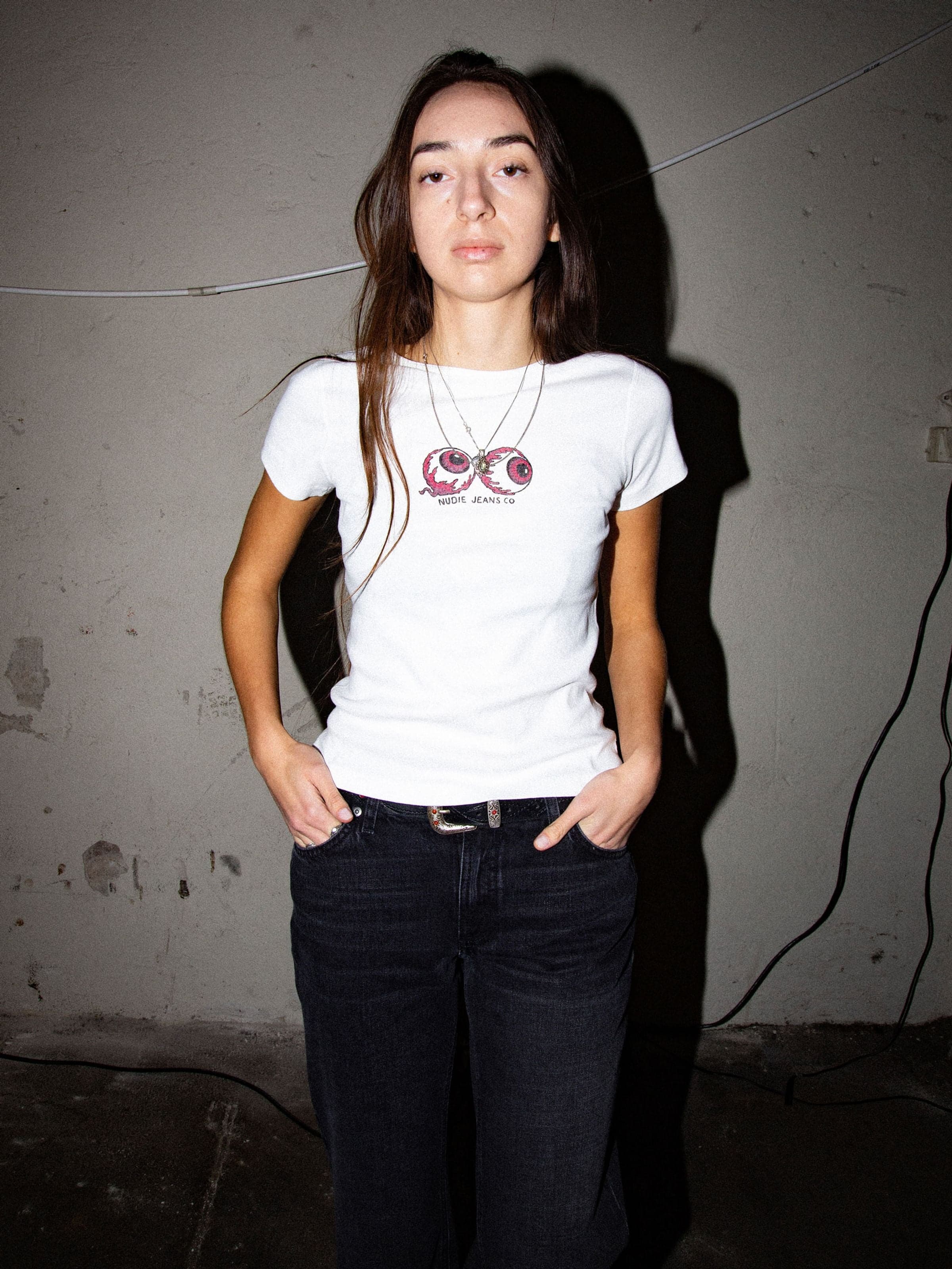 Eve T-Shirt Eyeballs - Offwhite