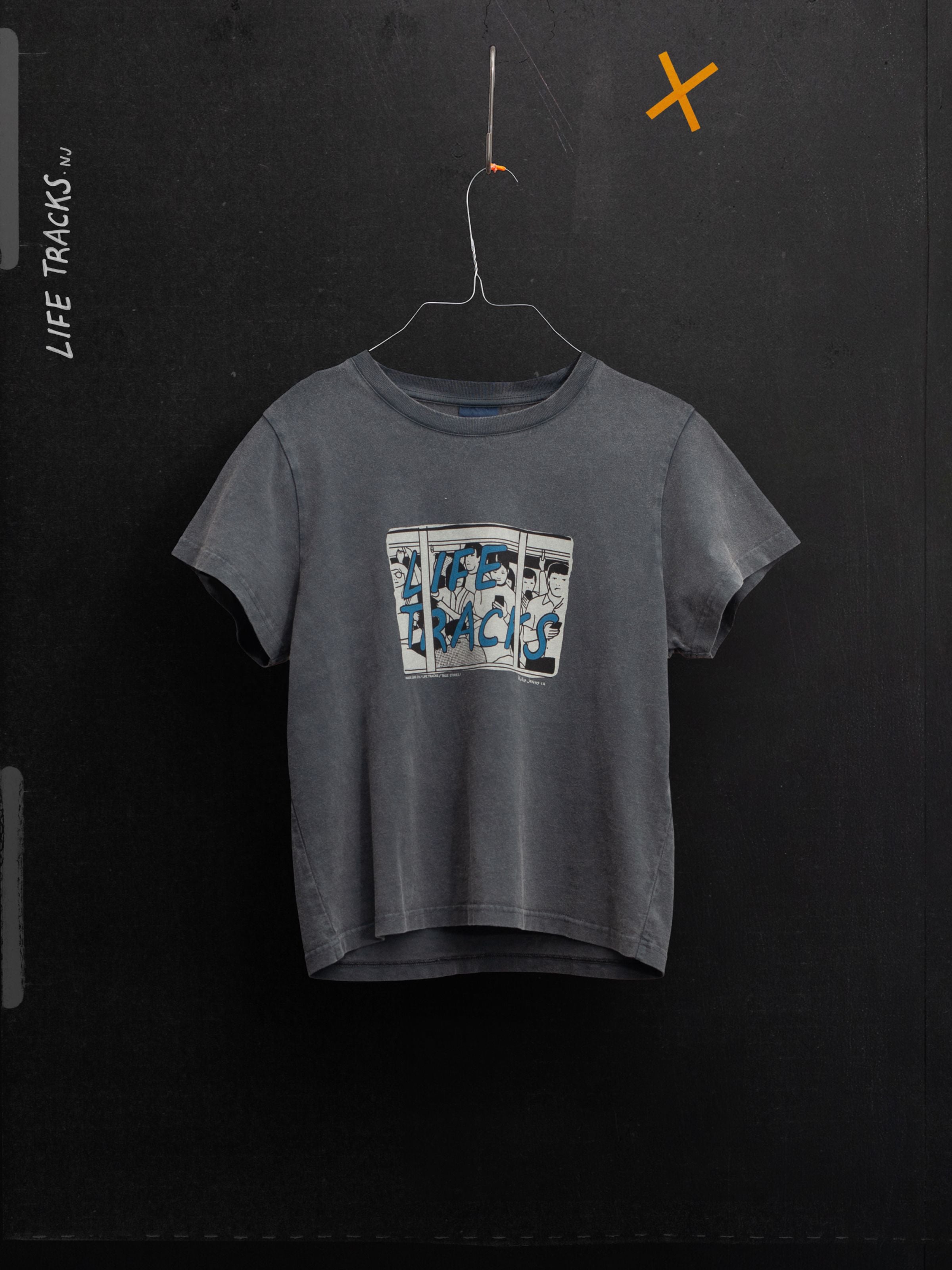 Frankie T-Shirt Life Tracks II - Antracite