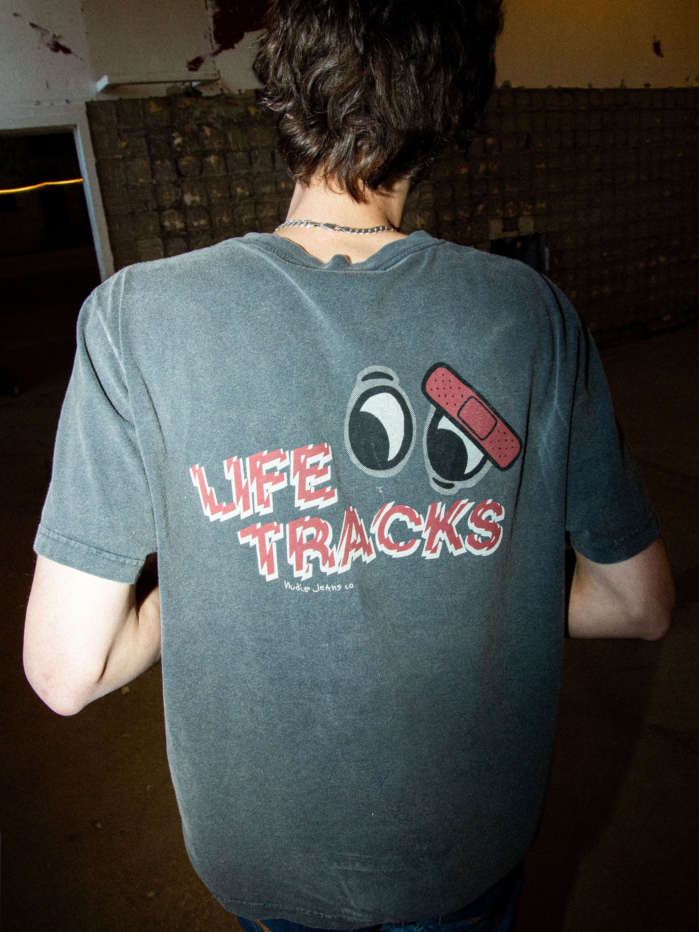 Roy T-Shirt Life Tracks I - Antracite