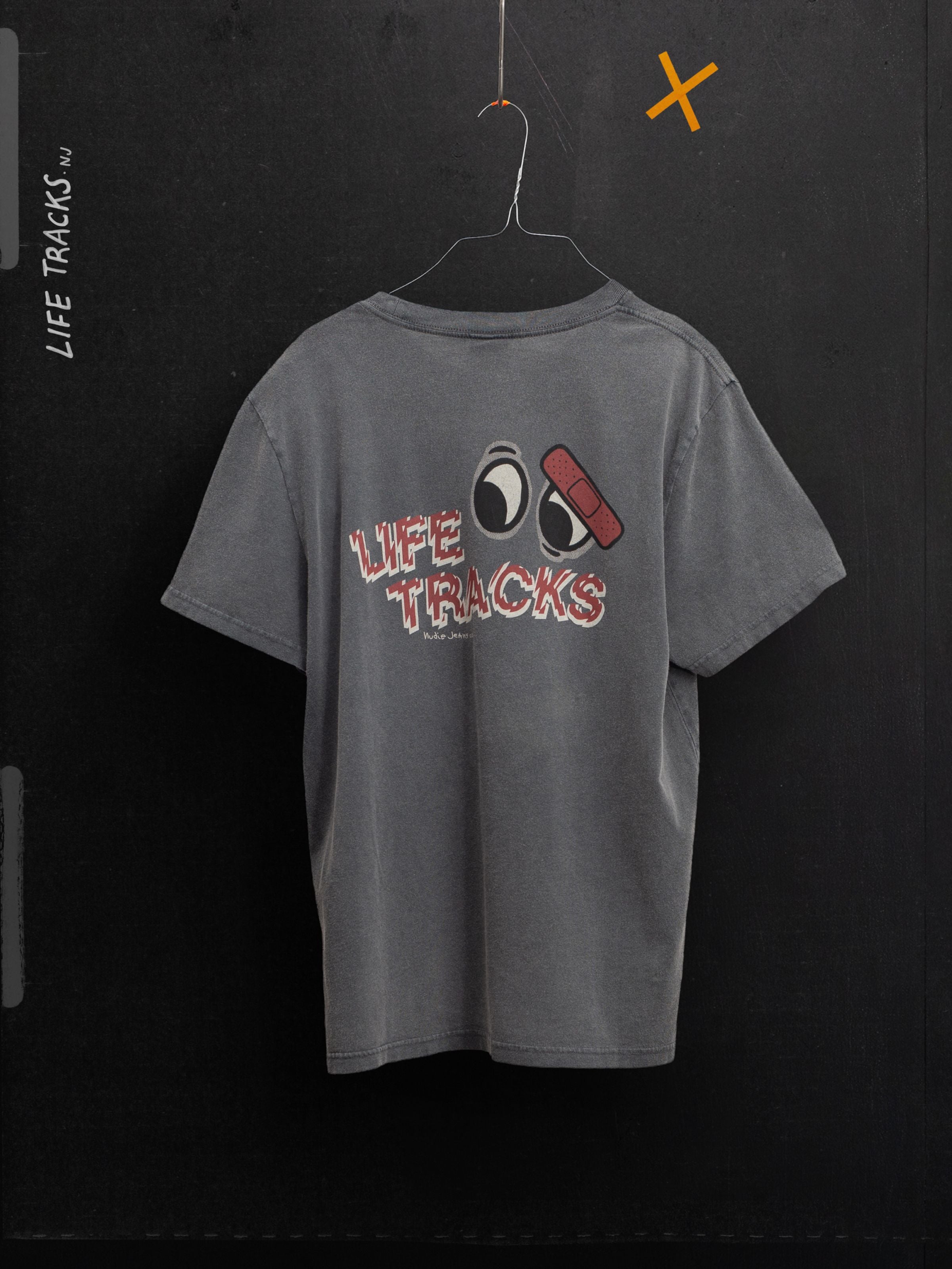 Roy T-Shirt Life Tracks I - Antracite