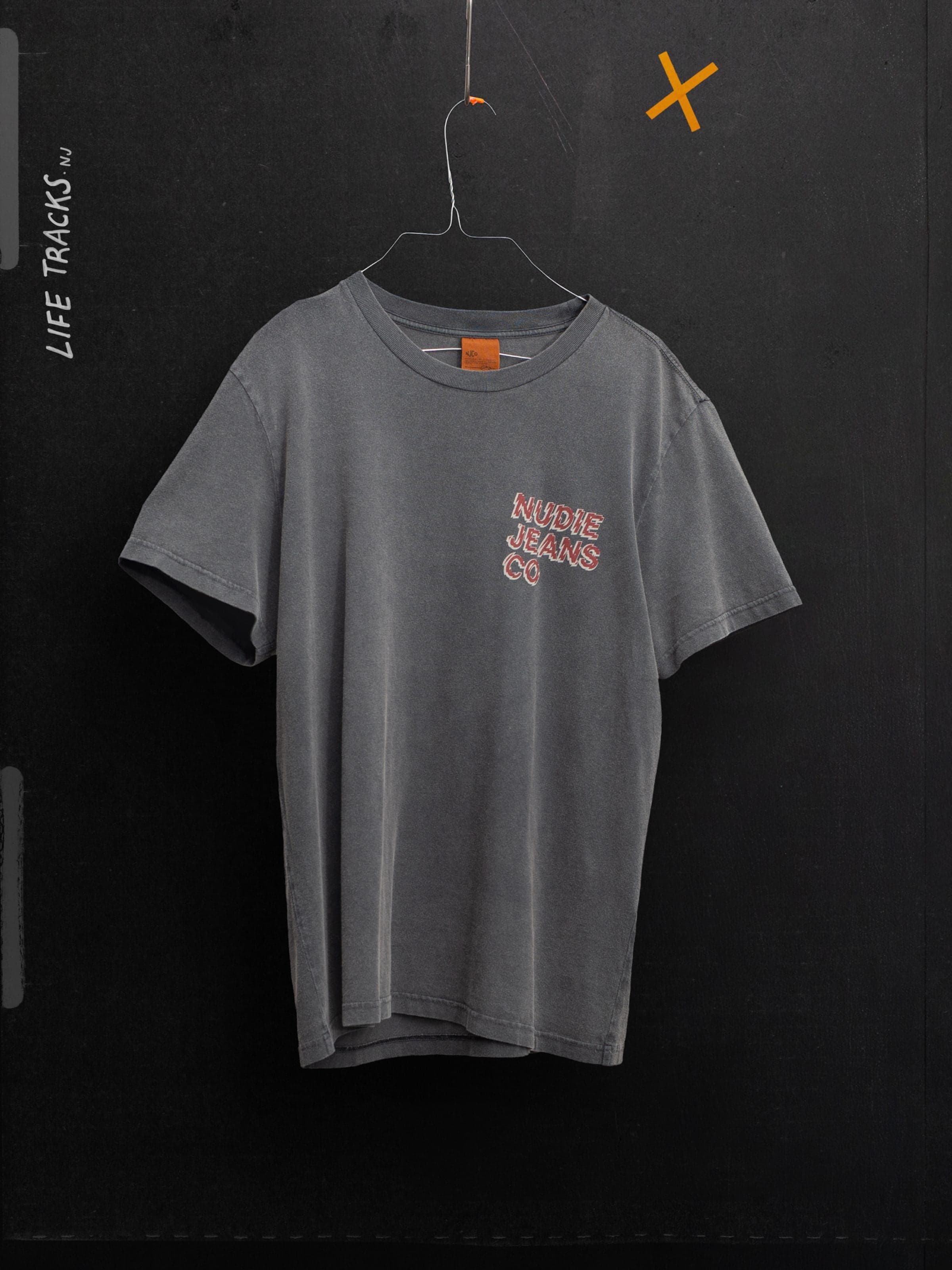Roy T-Shirt Life Tracks I - Antracite
