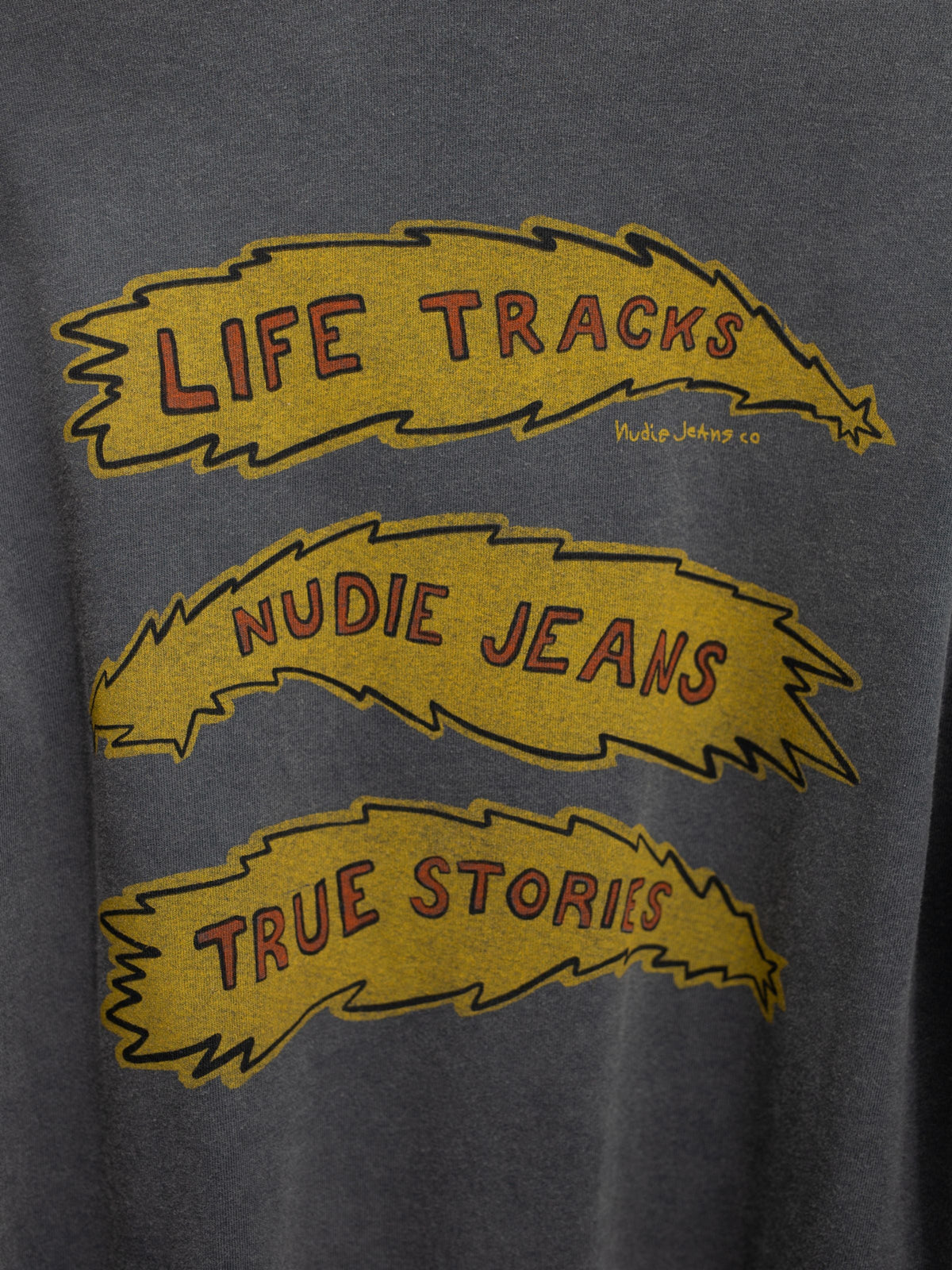 Rudi Long Sleeve T-Shirt Life Tracks II - Antracite