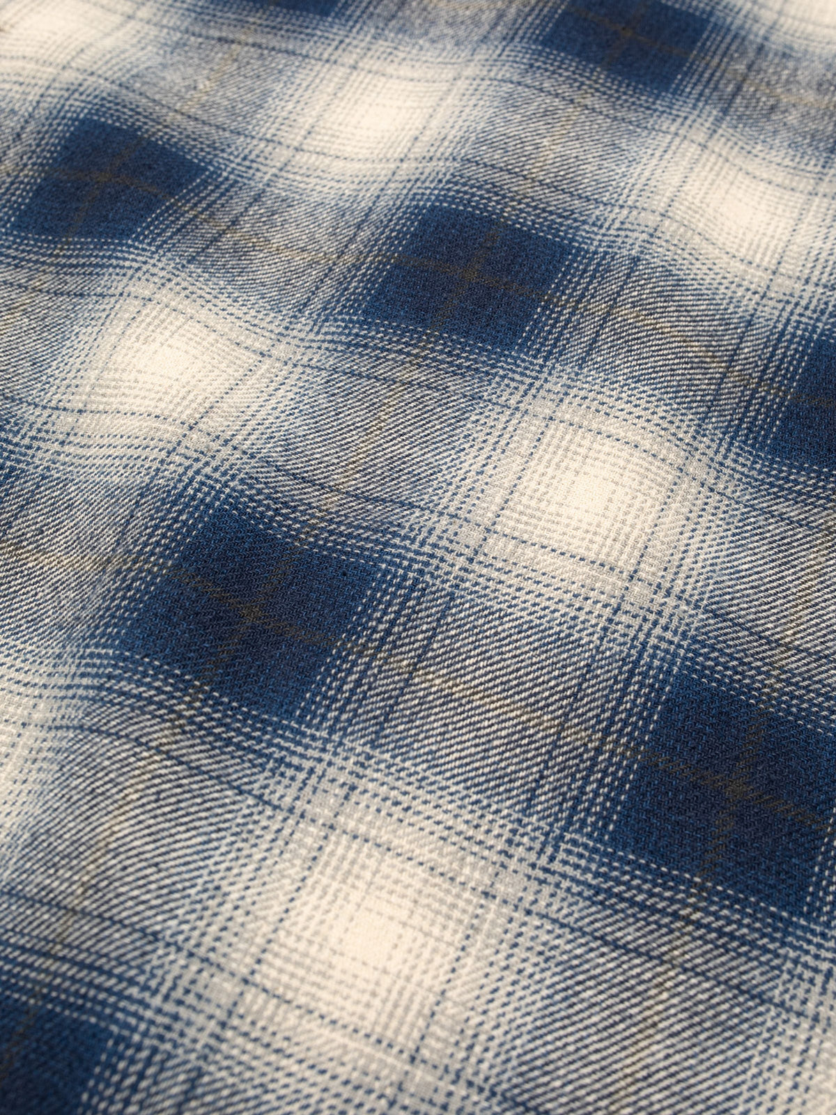 Julian Worker Shirt Checked - Blue