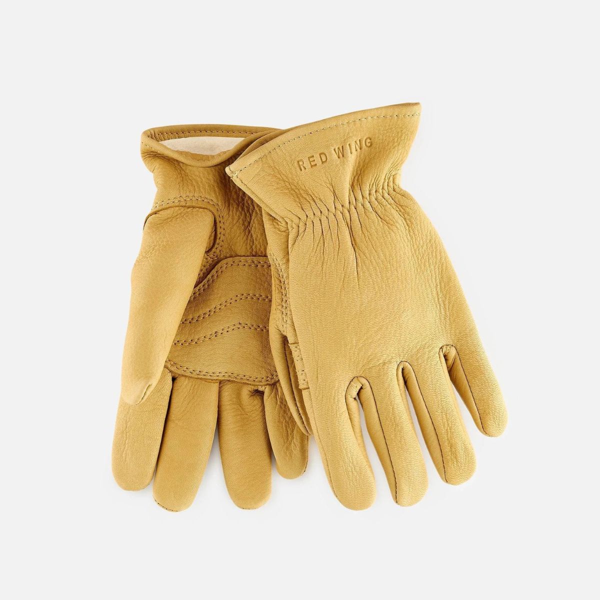 95237 BUCKSKIN LINED GLOVE - YELLOW