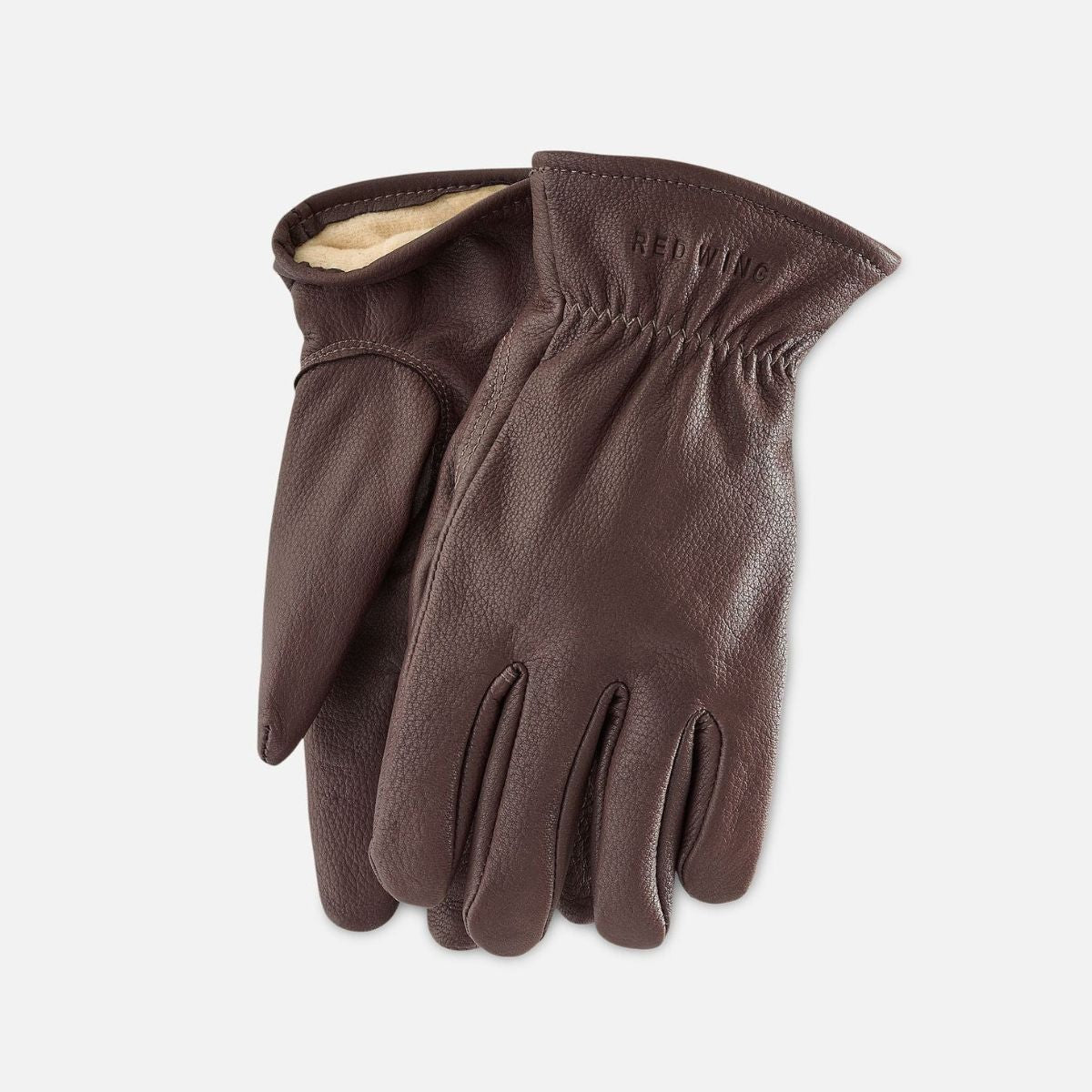 95231 BUCKSKIN LINED GLOVE - BROWN