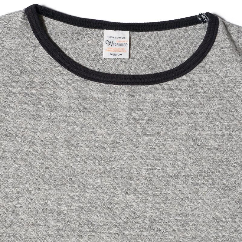 4059 RINGER T PLAIN - HEATHER GRAY/BLACK