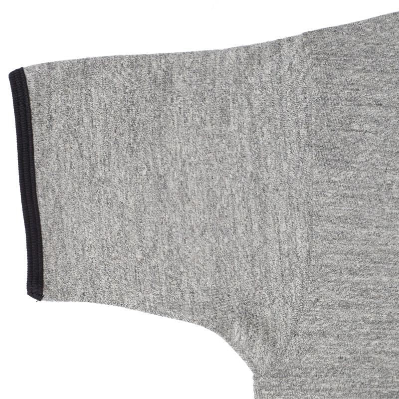 4059 RINGER T PLAIN - HEATHER GRAY/BLACK