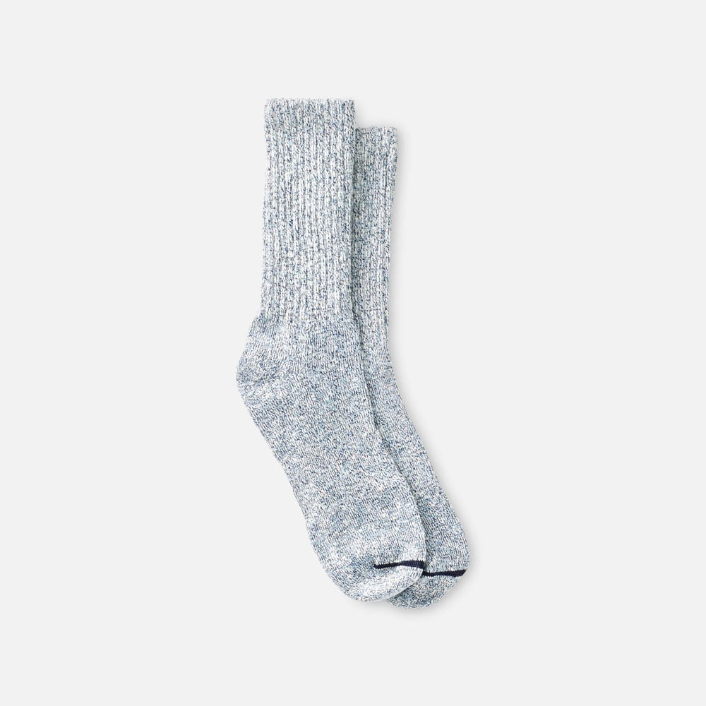 97660 COTTON RAG CREW SOCKS - BLUE/NAVY/WHITE