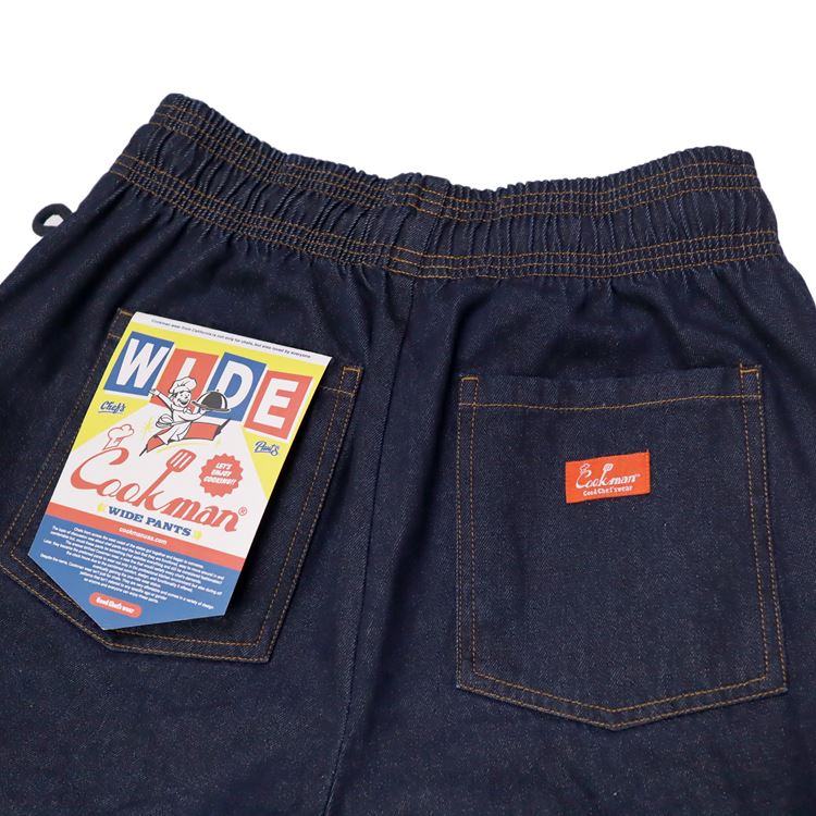 WIDE CHEF PANTS DENIM - NAVY