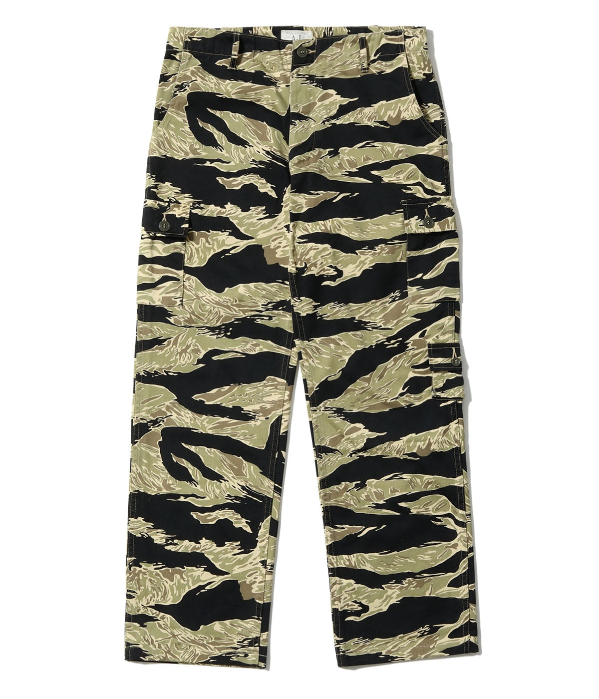 BR42502 GOLD TIGER STRIPE TROUSERS SHORT LENGTH - BLACK