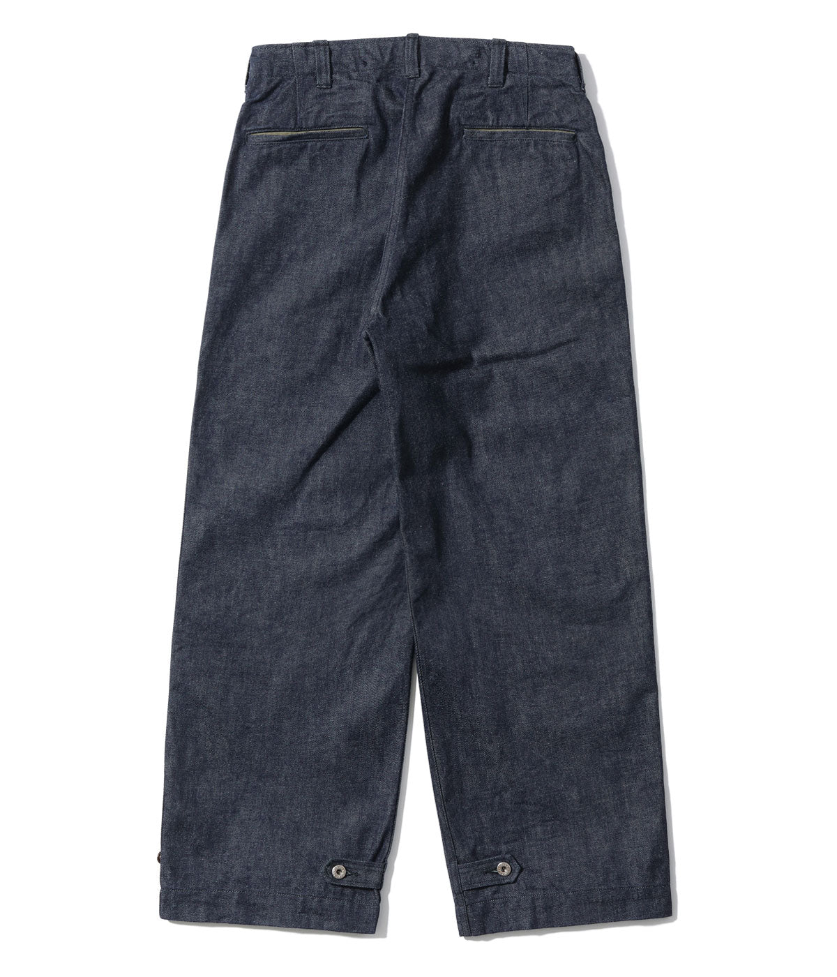 BR42596 TROUSERS FIELD Type M-1943 “DENIM CIVILIAN MODEL” - INDIGO