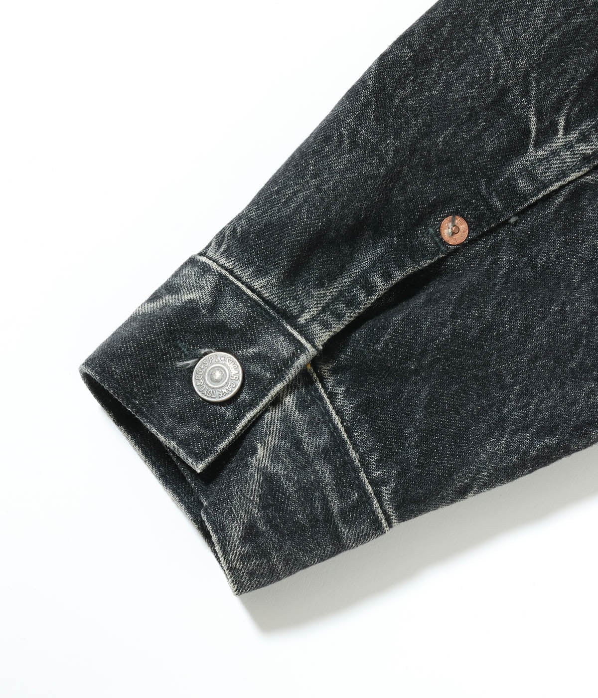SC15650H 14.25oz. BLACK DENIM JACKET 1953 AGED MODEL - INDIGO