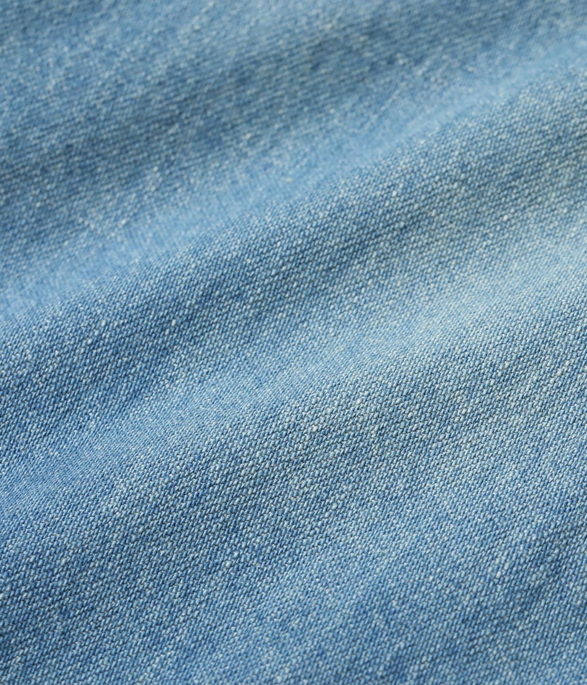 SC29684 BLUE DENIM WESTERN SHIRT AGED MODEL - INDIGO