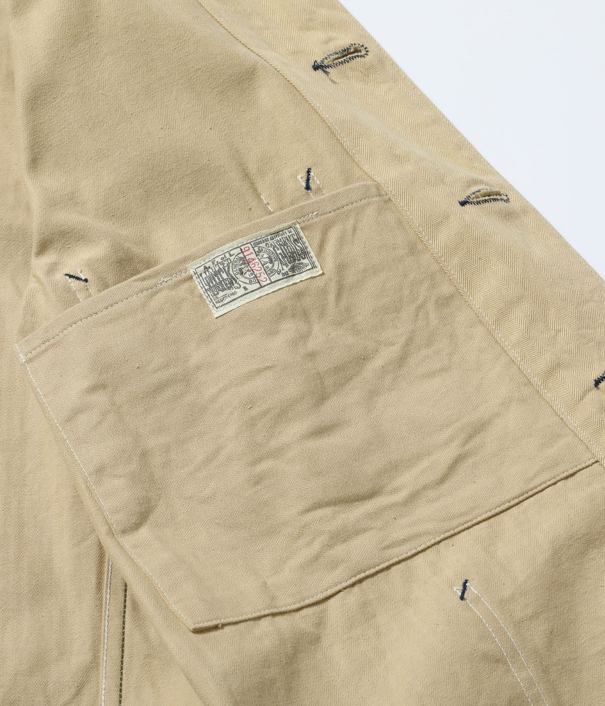 HD15908 HEADLIGHT 10oz. RANDOM HBT WORK COAT - WHEAT