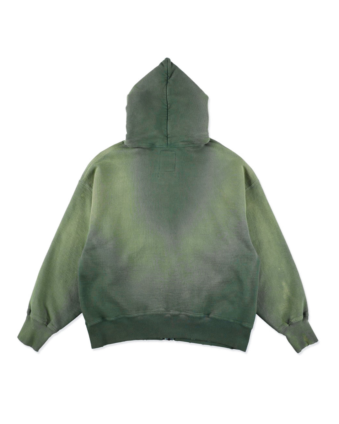 ARMY ZIP HOODIE AGED - AGED GREEN