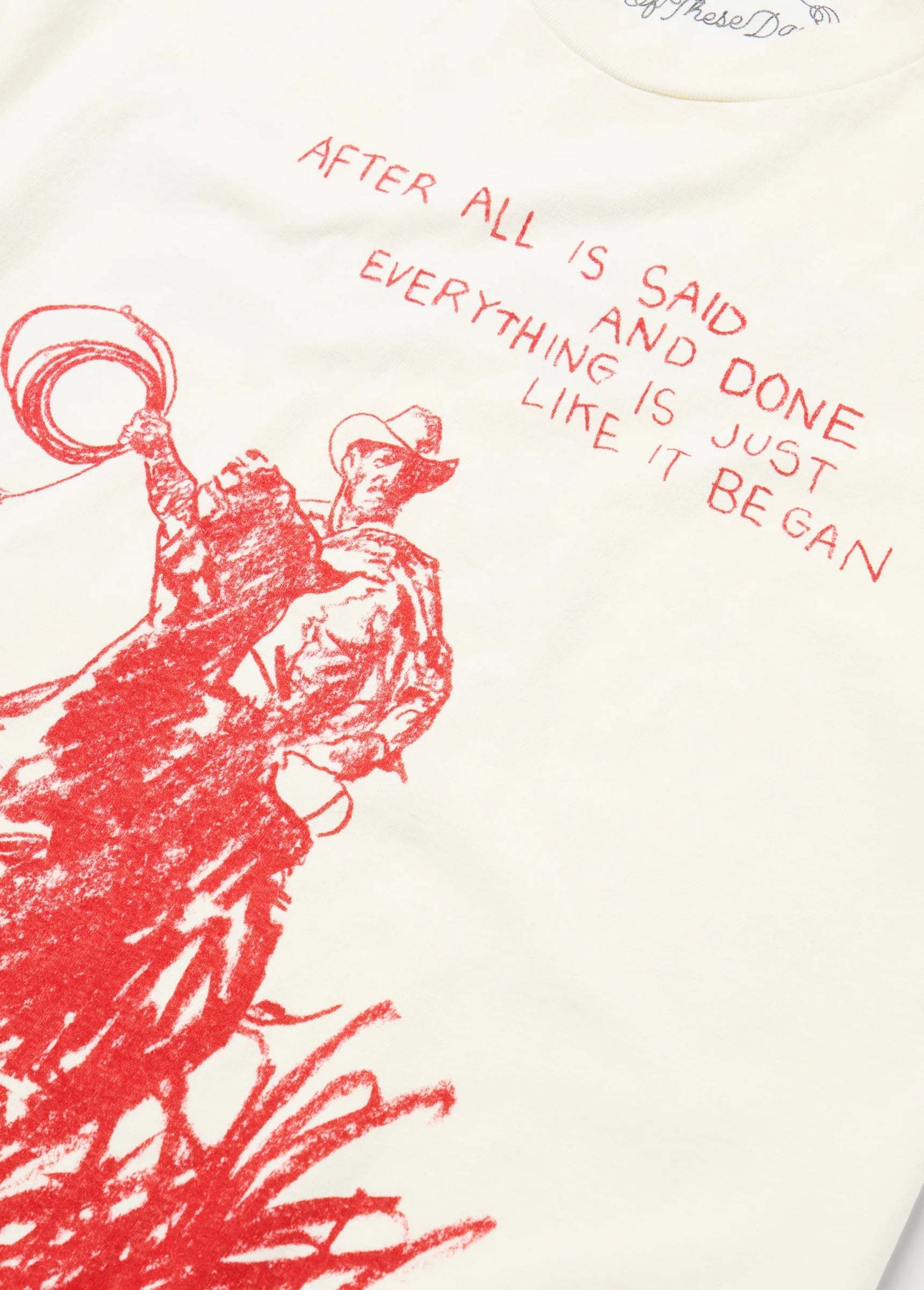 AFTER ALL IS SAID TSHIRT - BONE