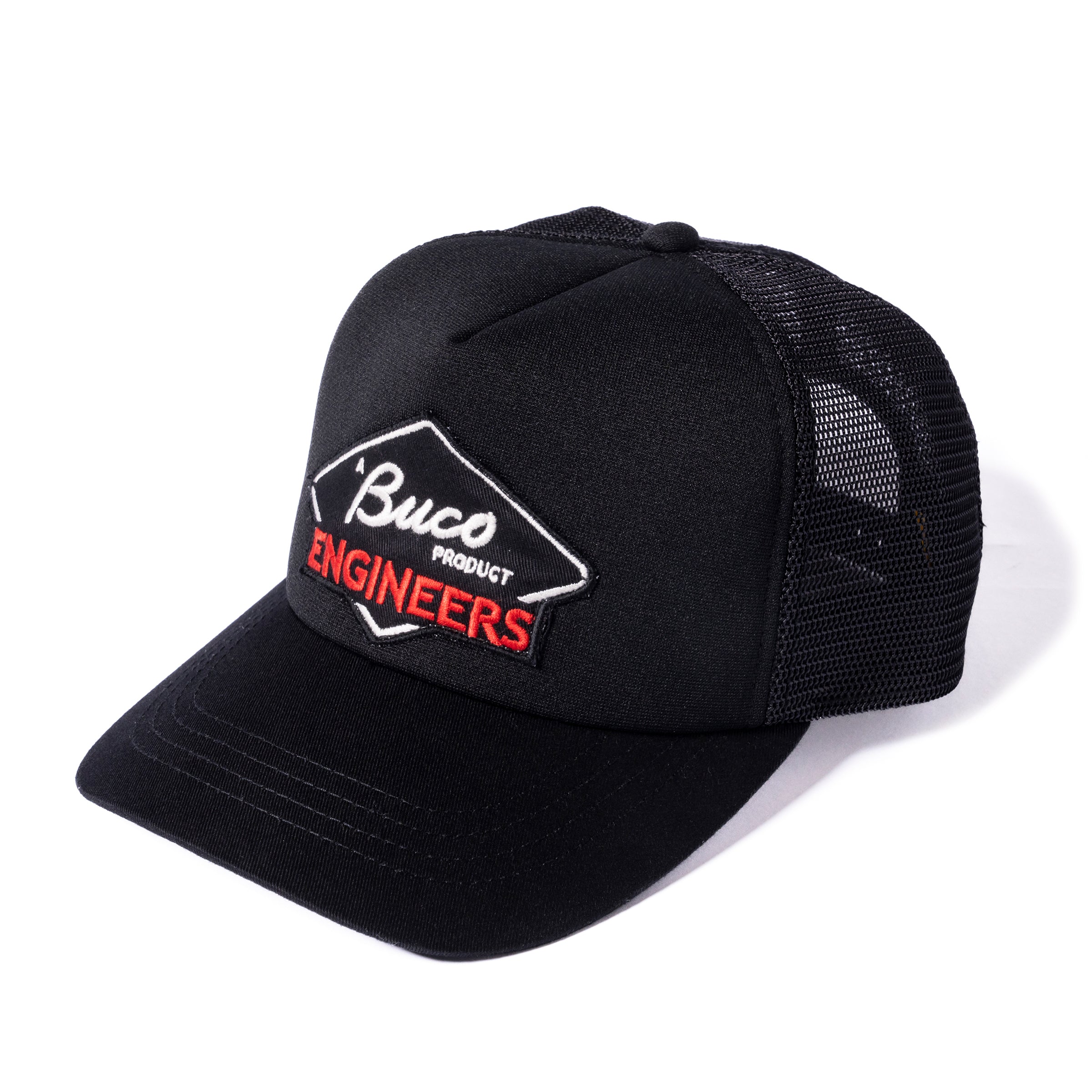 BUCO MESH CAP / ENGINEERS - BLACK