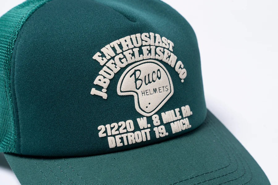 BA25004 BUCO MESH CAP / ENTHUSIAST - GREEN