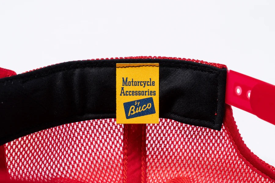 BA25004 BUCO MESH CAP / ENTHUSIAST - RED