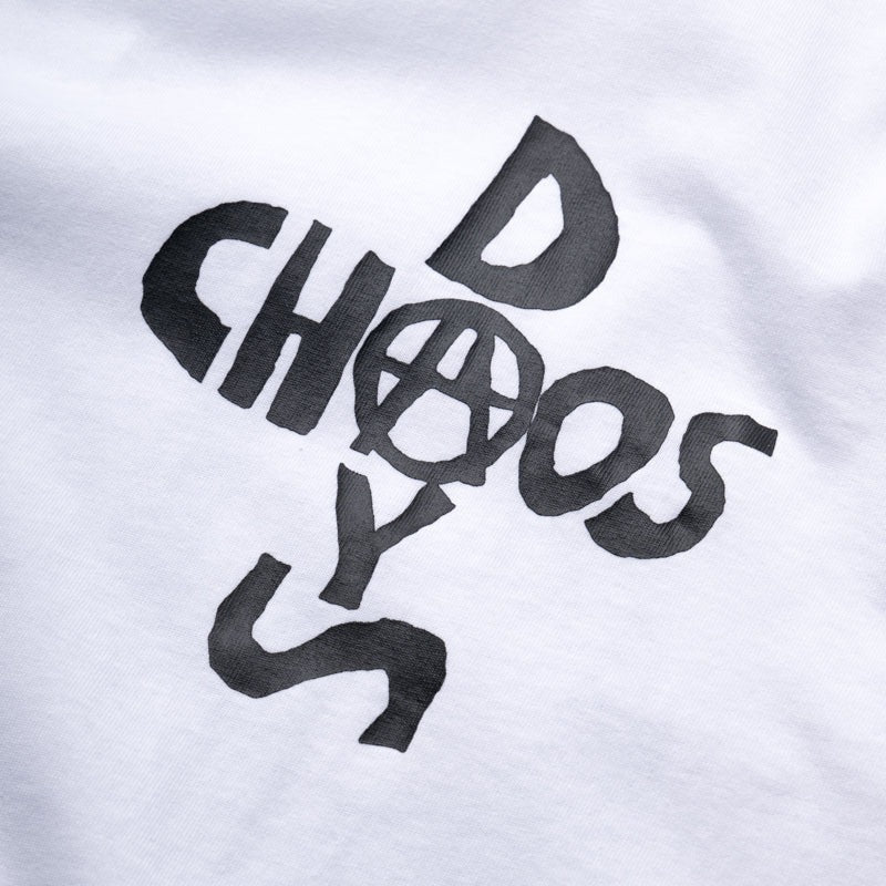 CHAOS DAYS TEE L/S - WHITE