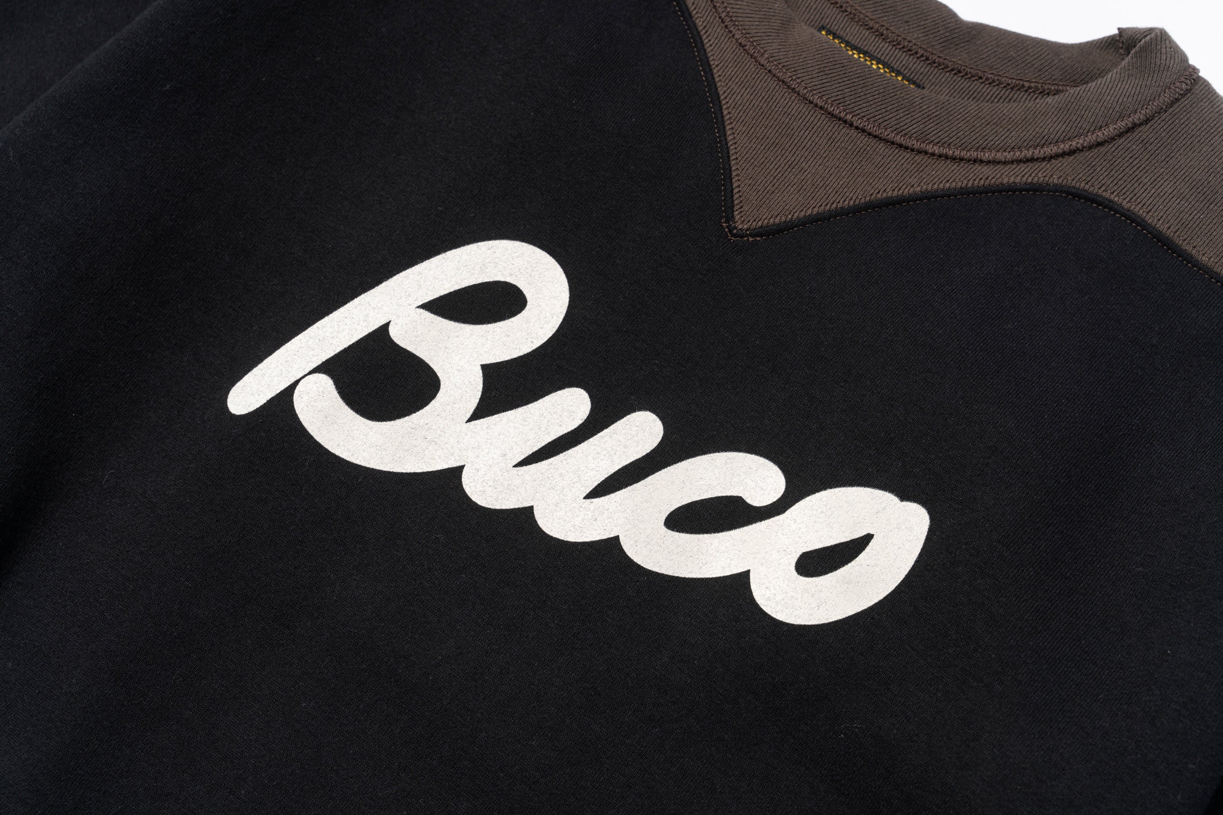 BUCO TWO-TONE SWEATSHIRT / BUCO - BLACK/GRAY