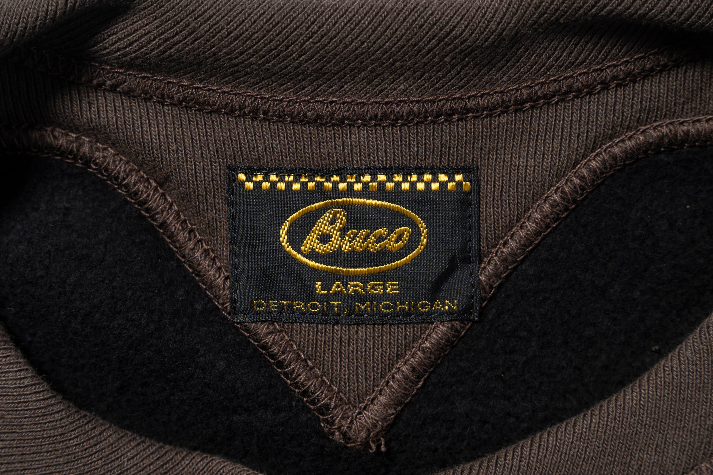 BUCO TWO-TONE SWEATSHIRT / BUCO - BLACK/GRAY