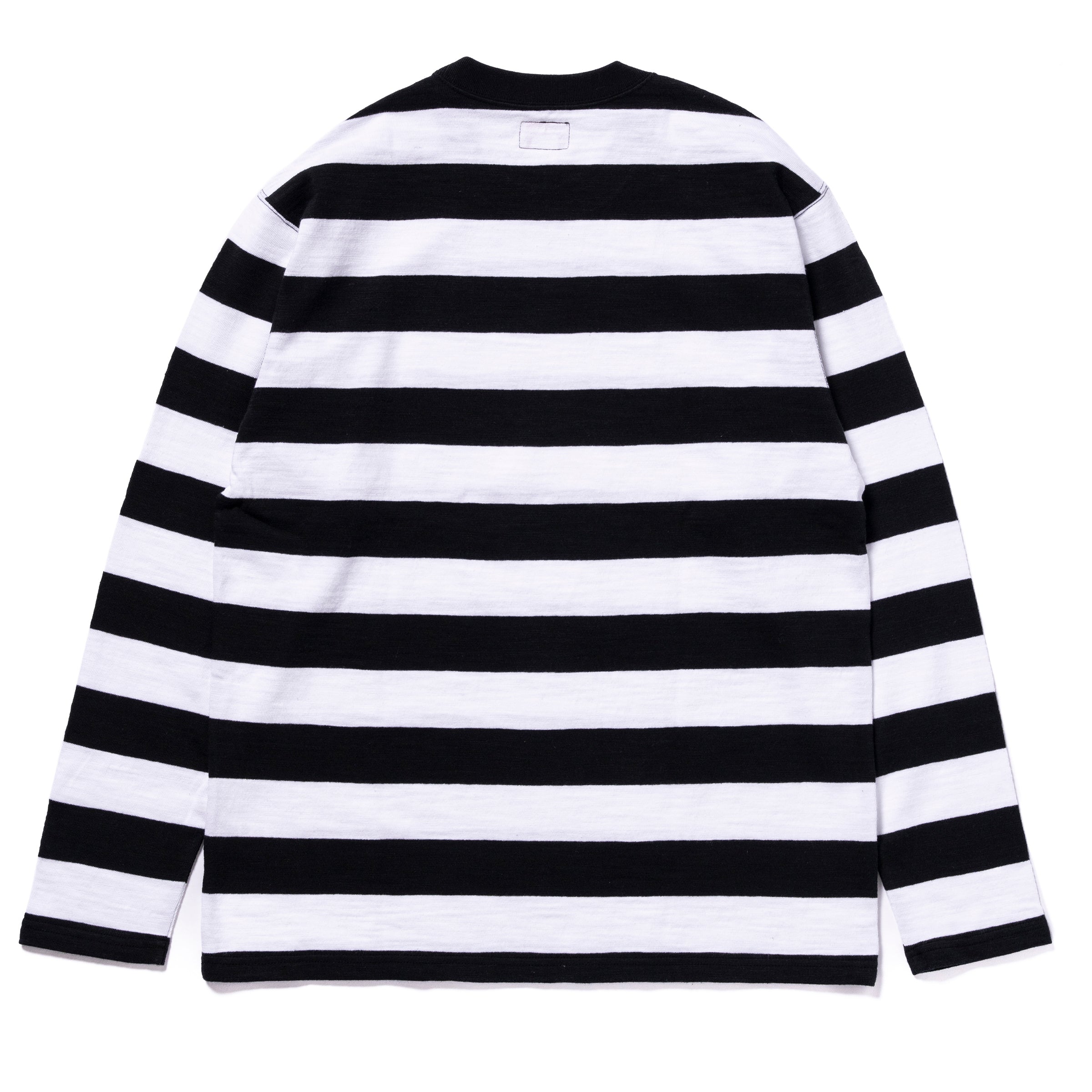 BUCO STRIPE TEE L/S - BLACK/WHITE