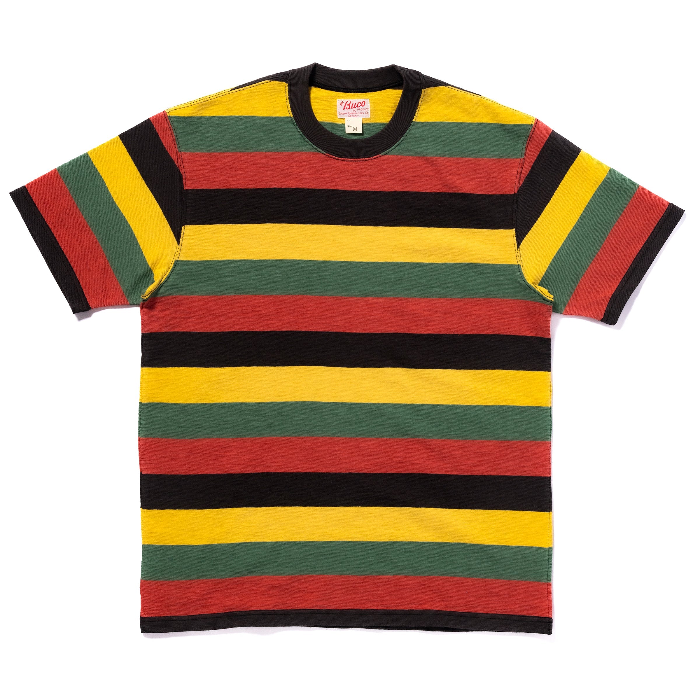 BUCO STRIPE TEE S/S - TRICOLOR