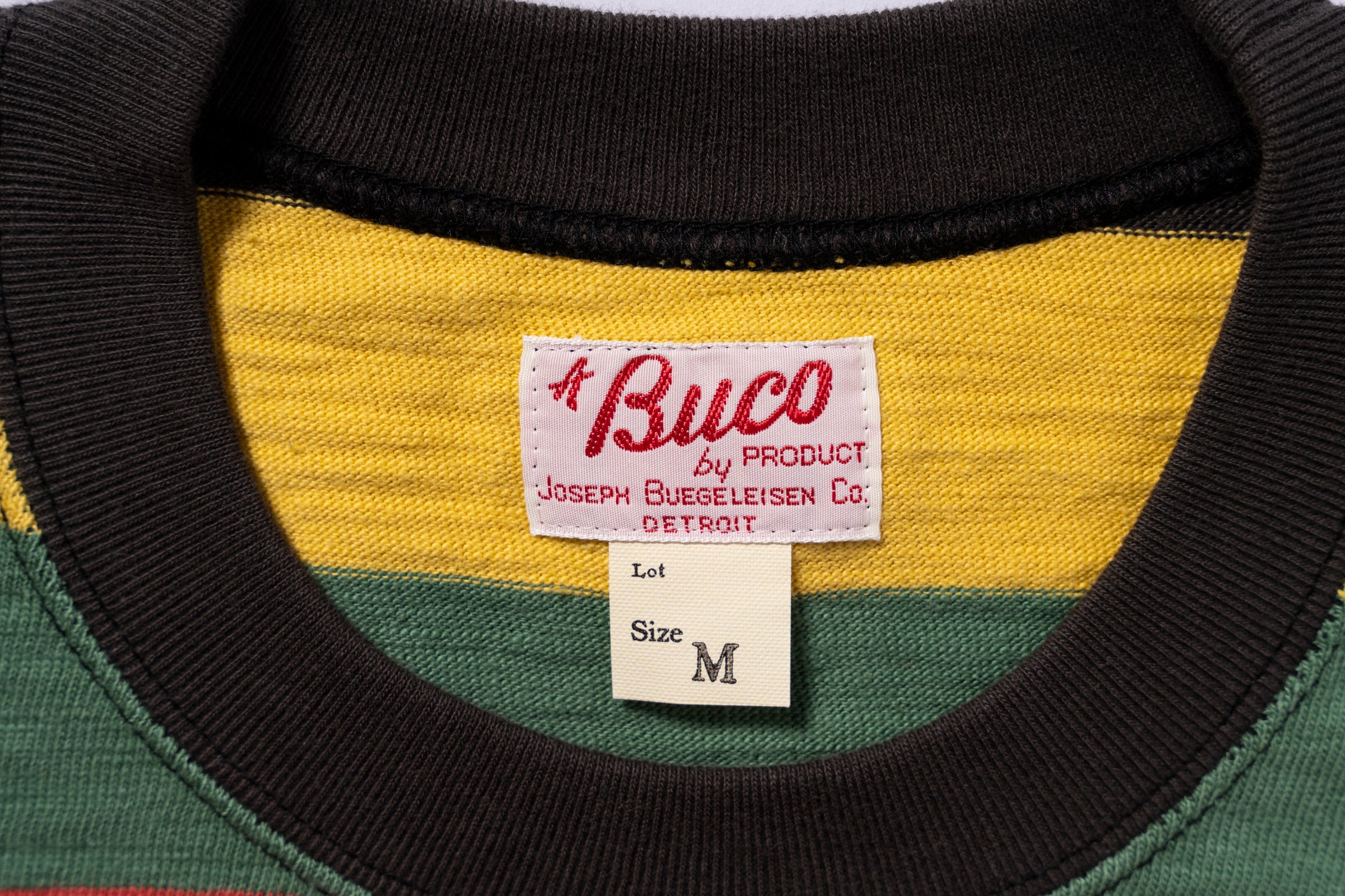 BUCO STRIPE TEE S/S - TRICOLOR