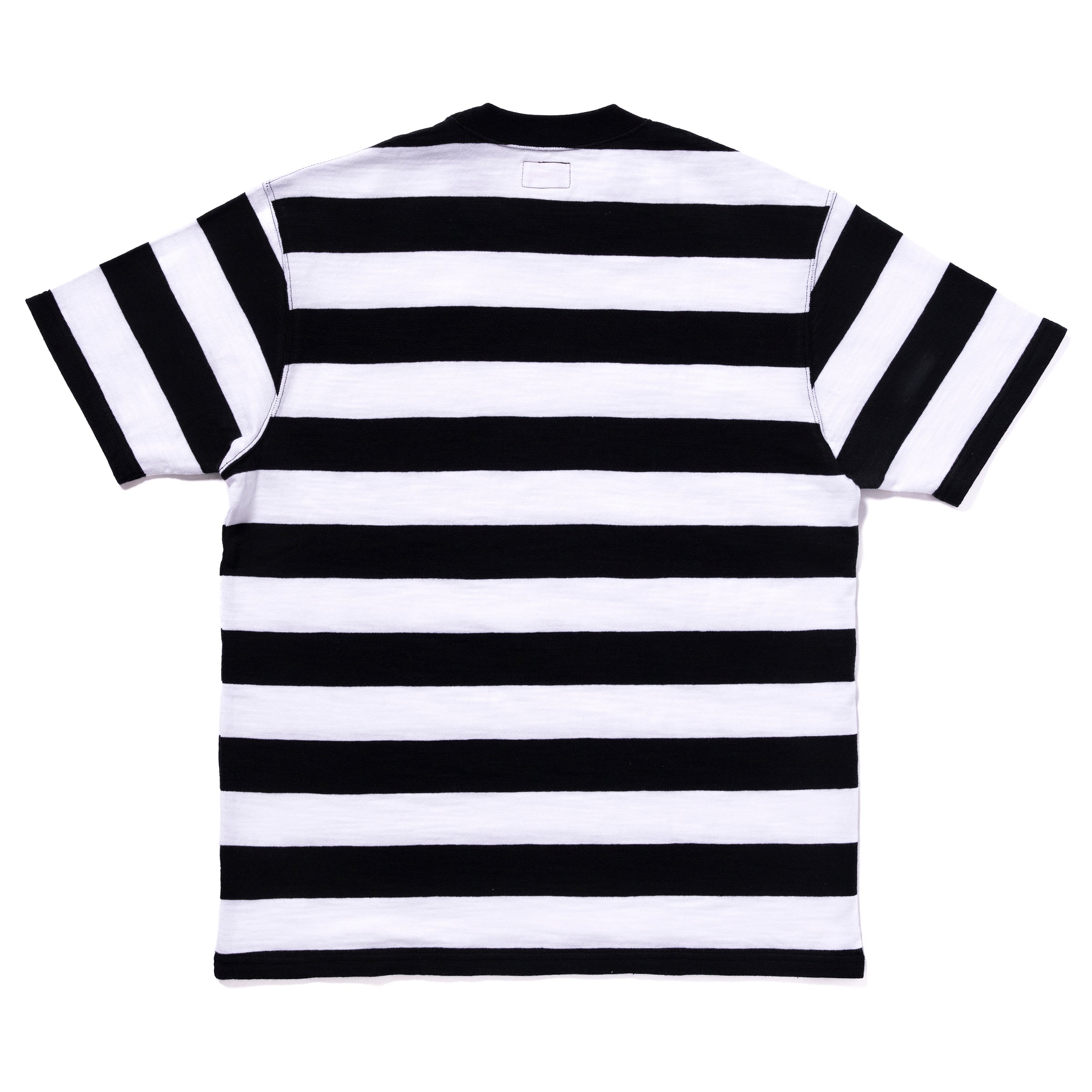 BUCO STRIPE TEE S/S - BLACK/WHITE