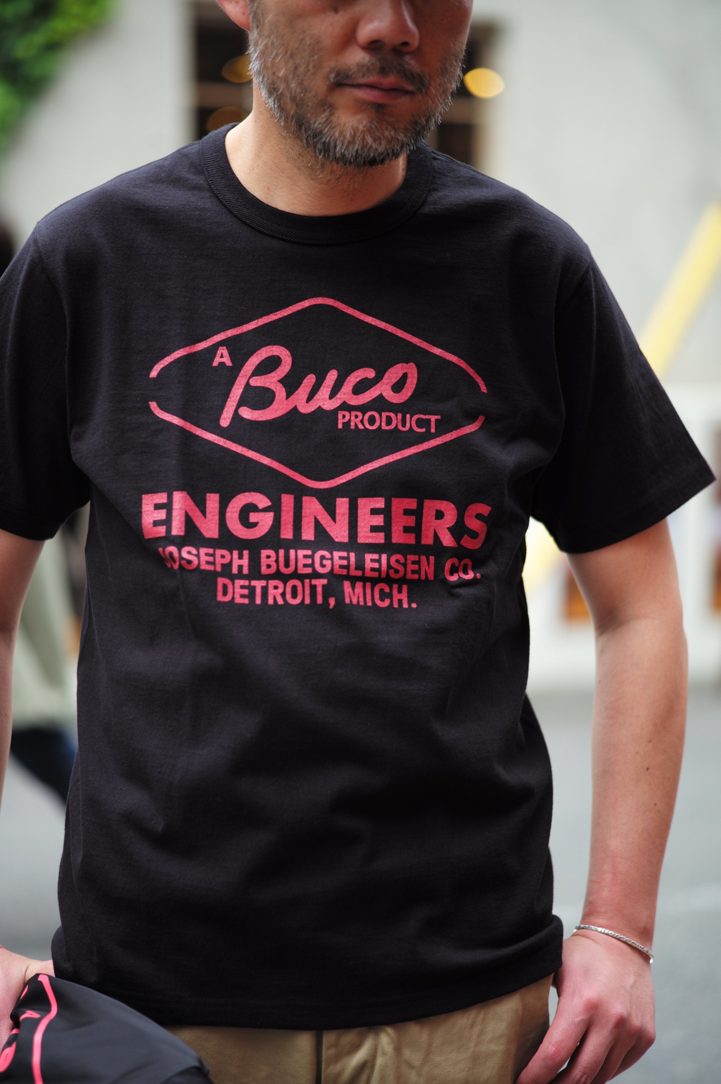 BUCO TEE / ENGINEERS - BLACK