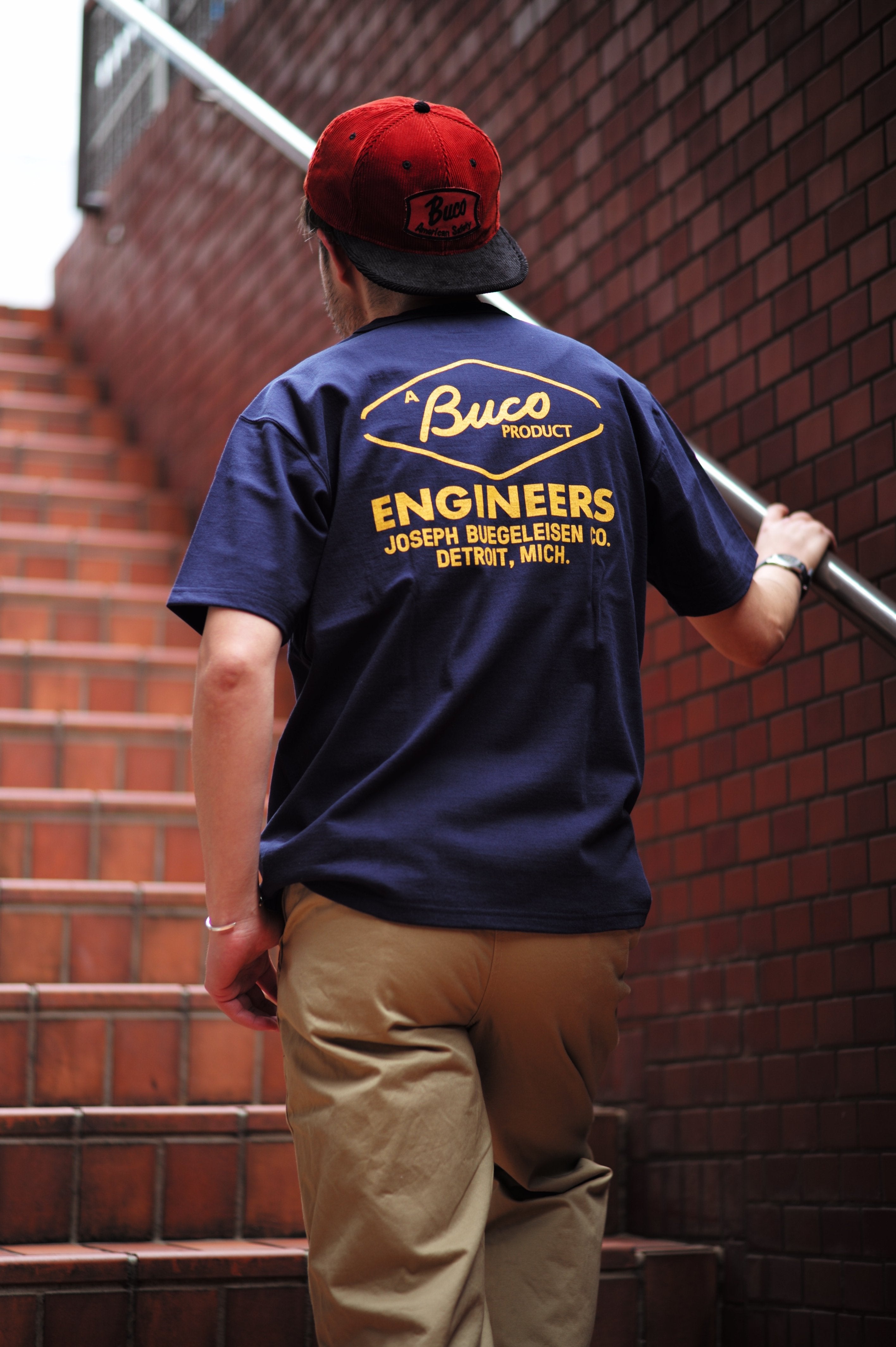 BUCO TEE / ENGINEERS - NAVY