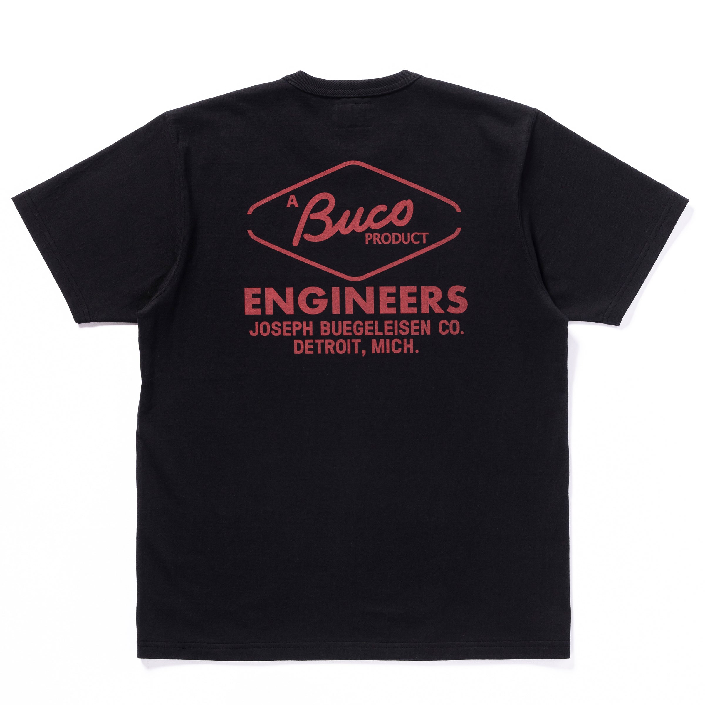 BUCO TEE / ENGINEERS - BLACK