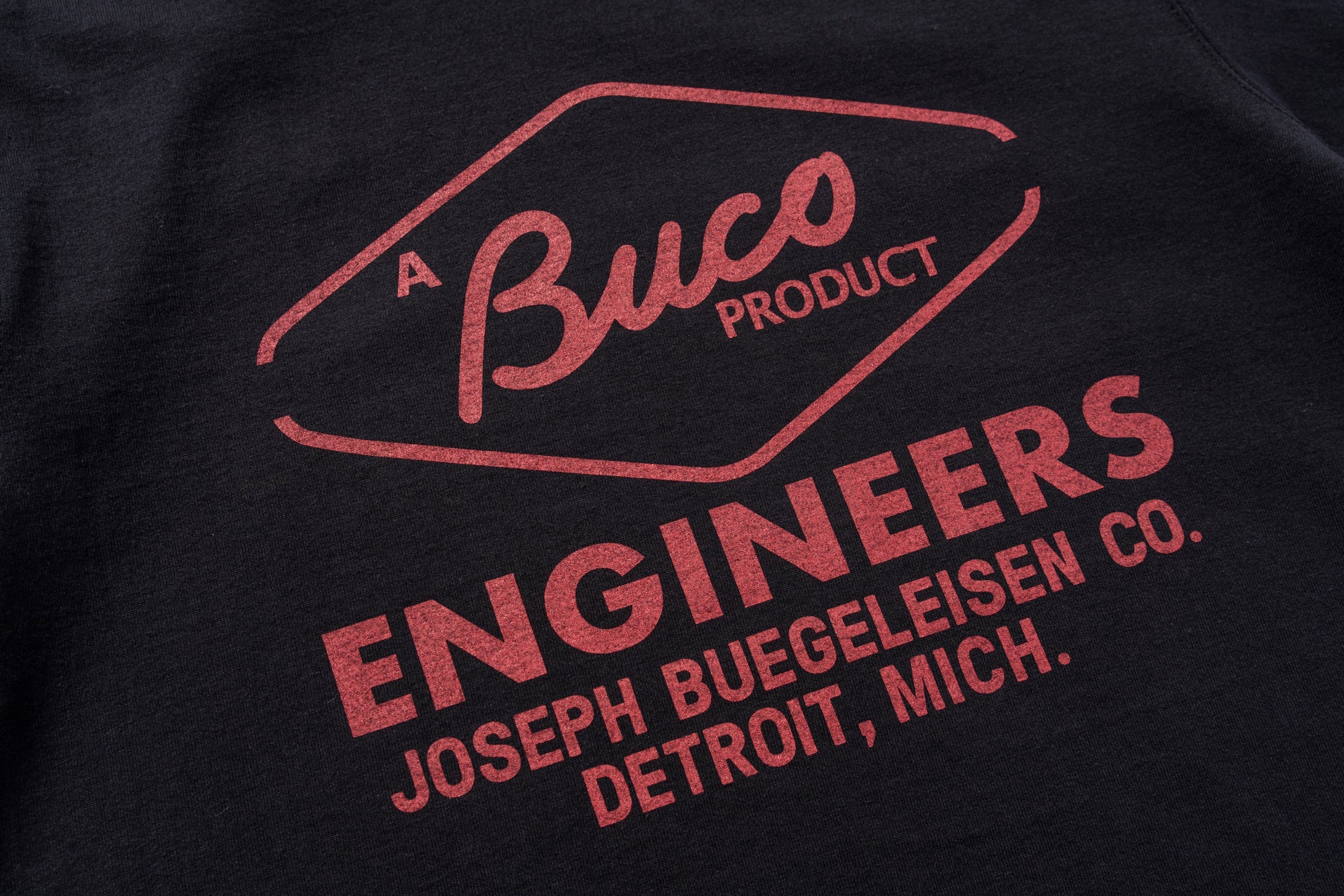 BUCO TEE / ENGINEERS - BLACK